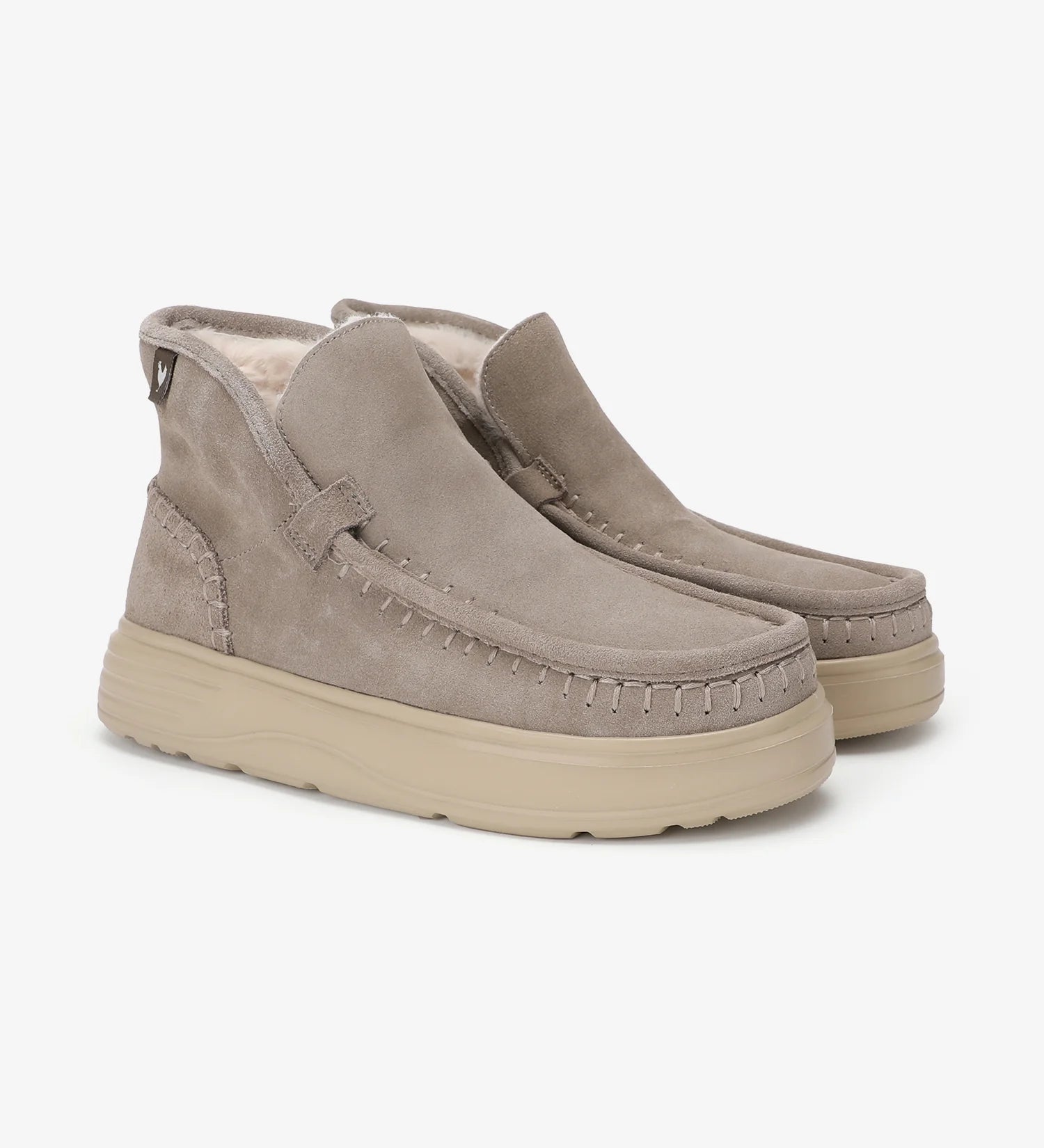 Bota Walk in Pitas Perth Beige Para Mujer