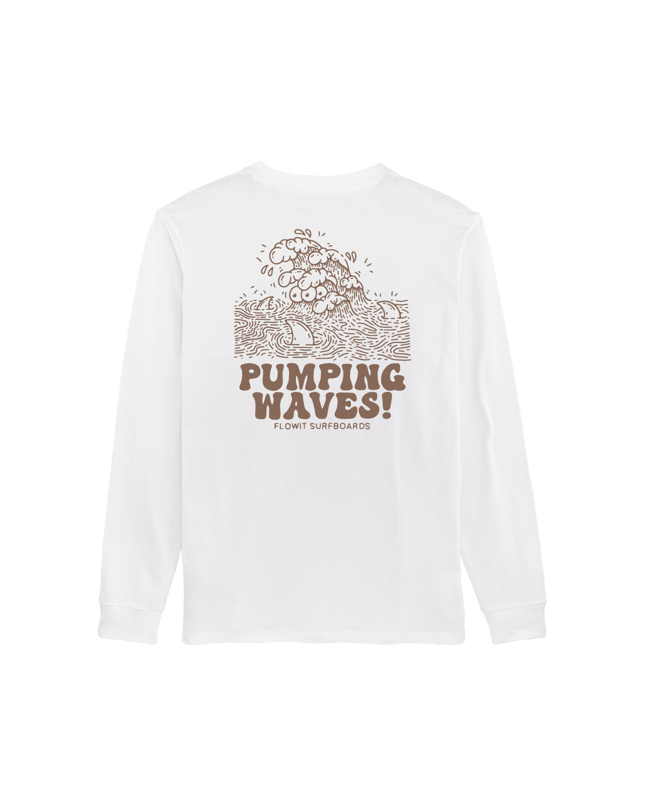 Camiseta Manga Larga Pumping Waves Unisex