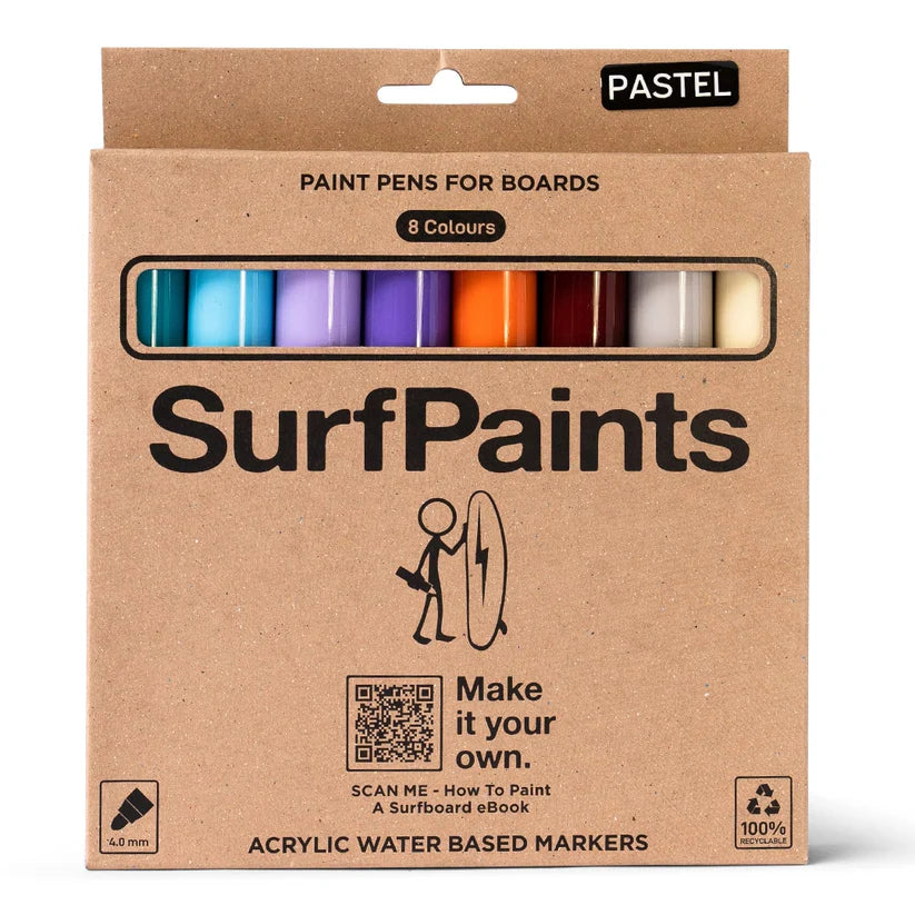 SurfPaints Tonos Pastel Roturalores De Pintura Acrílica 4 mm