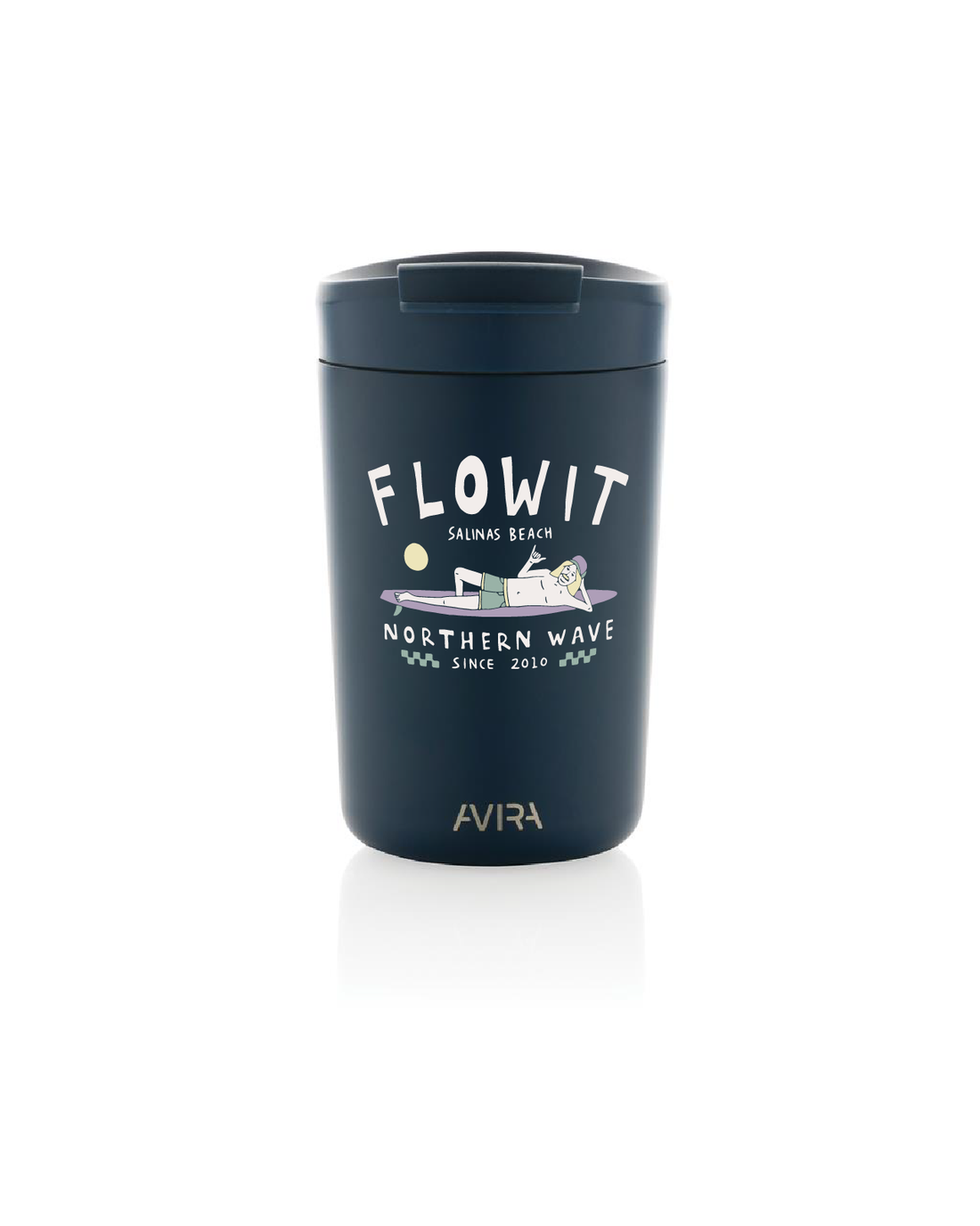 Flowit Vaso Térmico FLOWIT 300 ml Muchacho Azul Marino