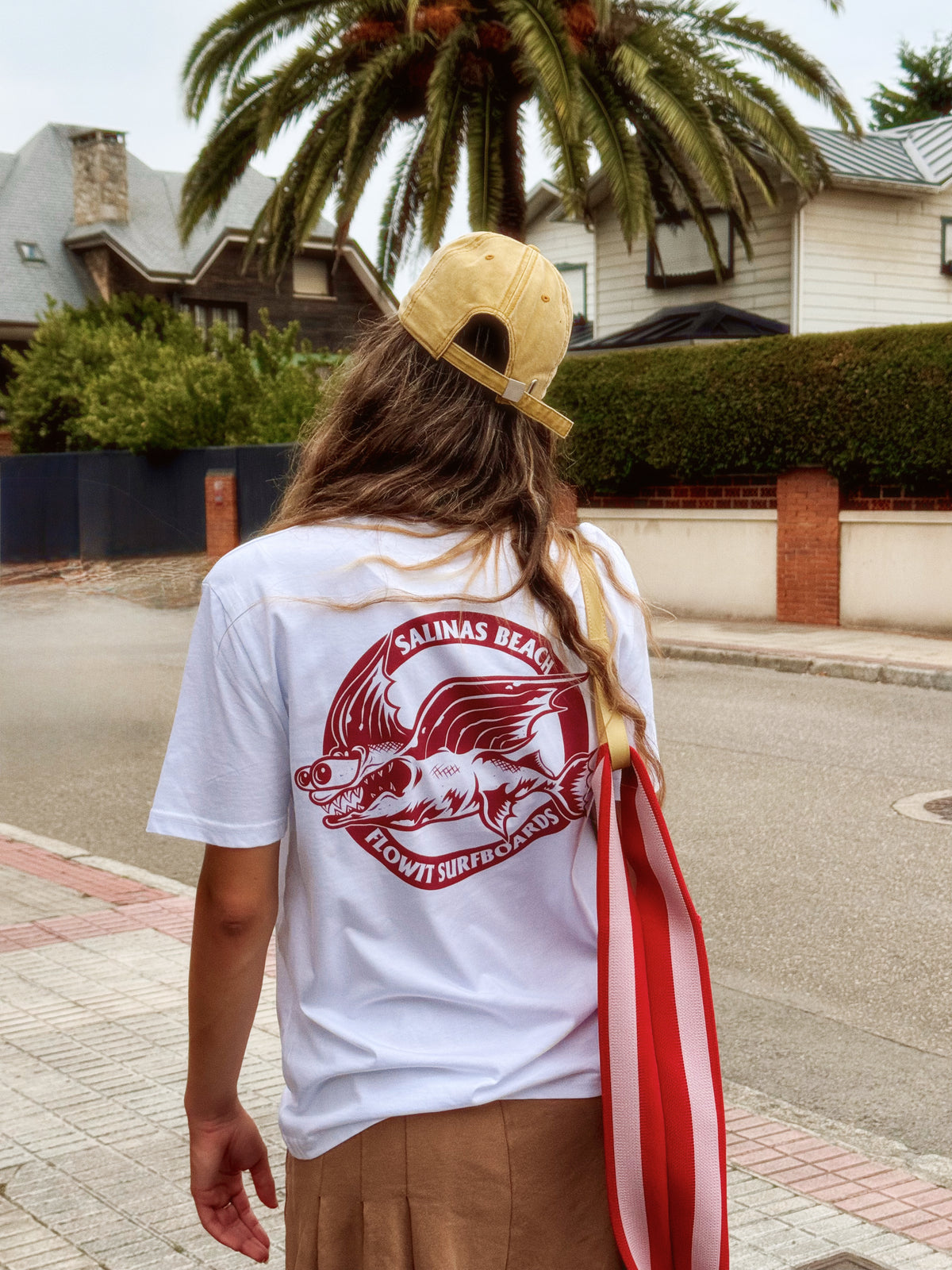 Camiseta Flowit Pez Volador Blanca