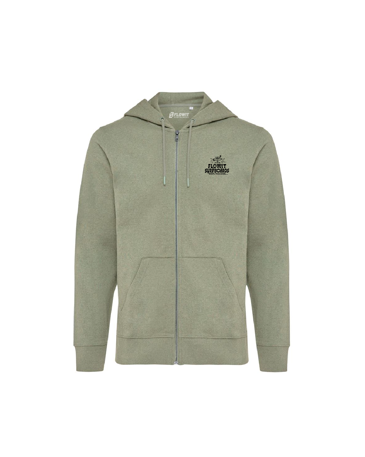 Sudadera De Cremallera Wave Machine Reciclado