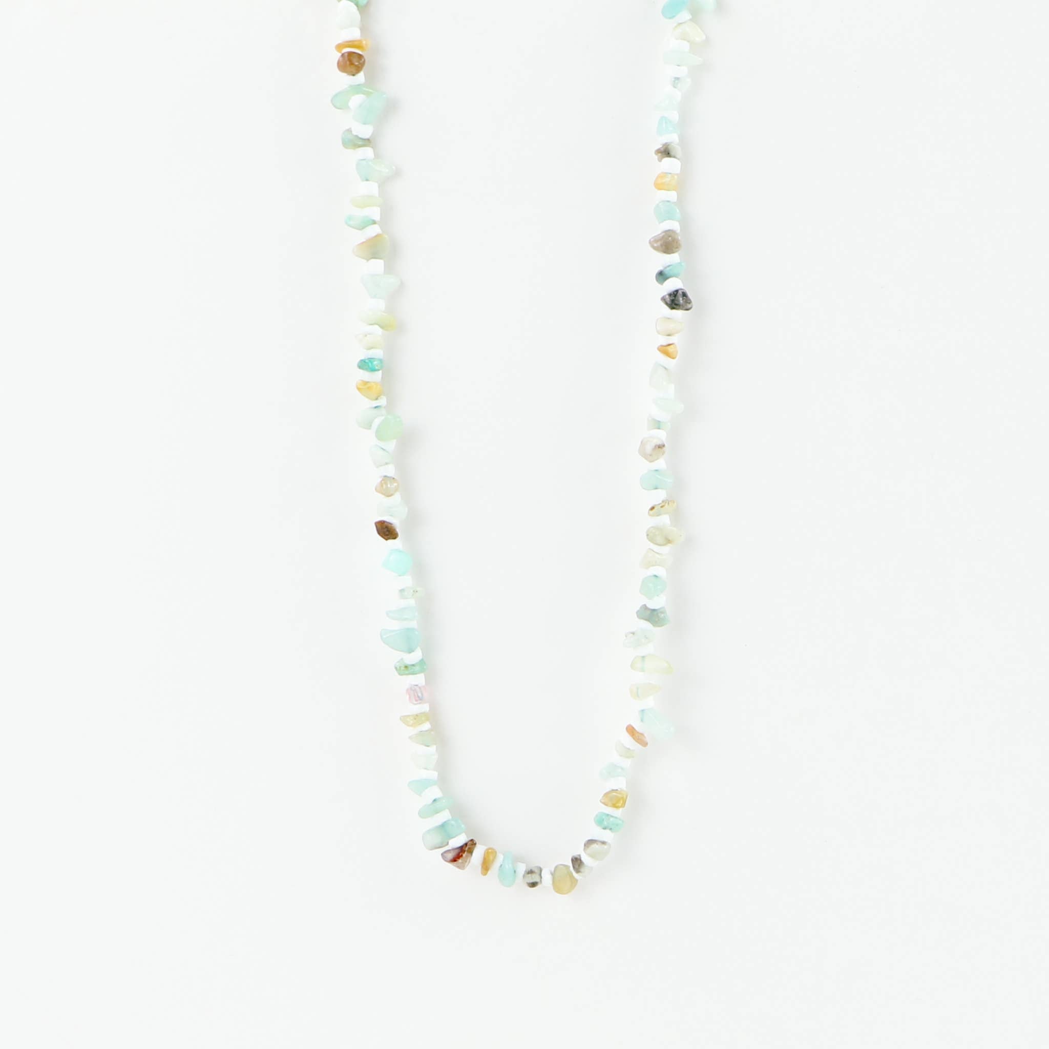 Collar con cuentas Dunes Stone Pineapple Island: Azules claros