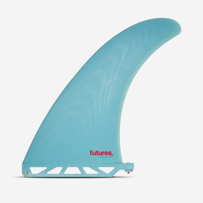 Quilla Longboard Futures Gerry Lopez Fiberglass Blue 9.7"