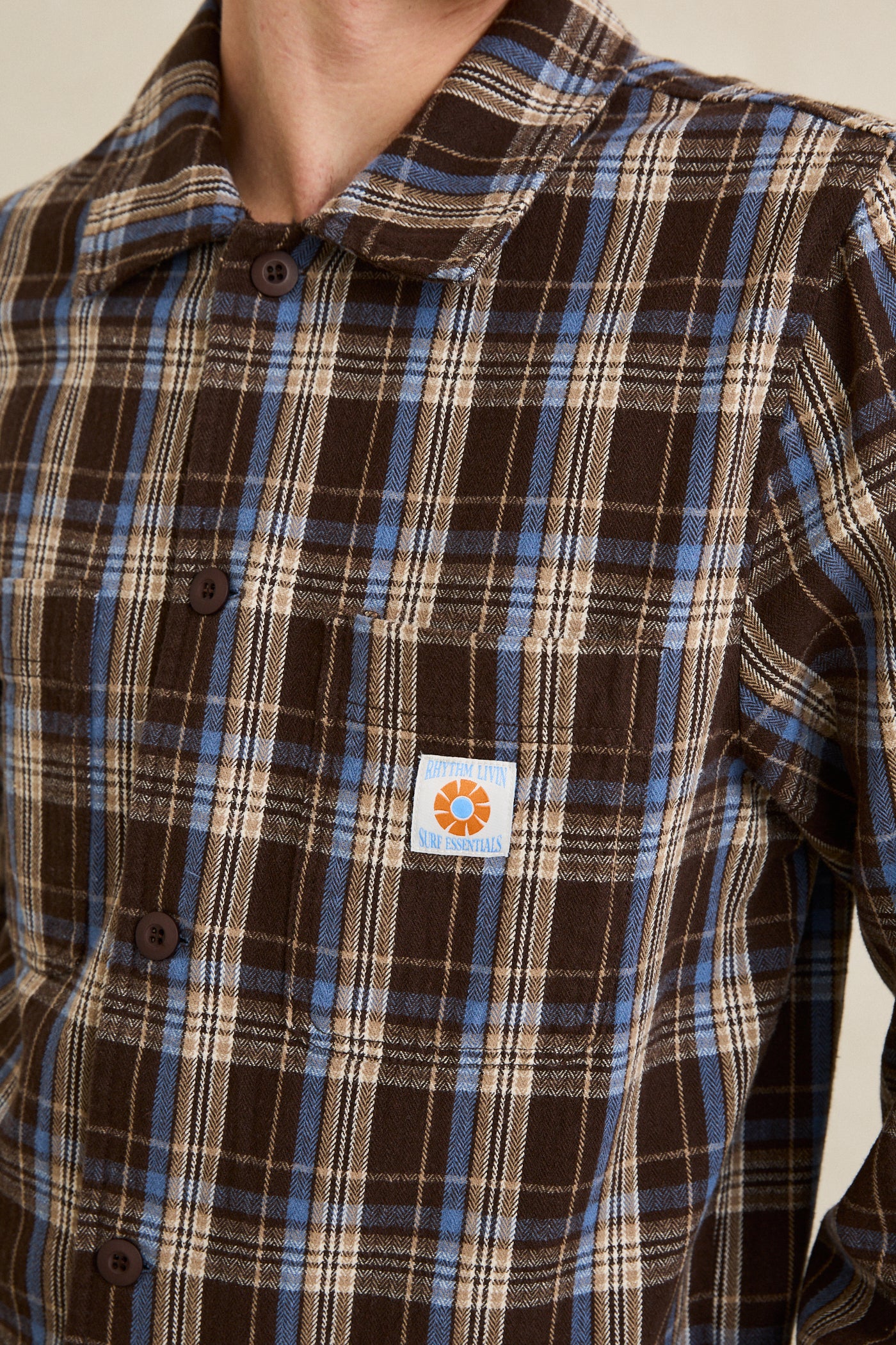 Camisa Rhythem HARLAN LS SHIRT Para Hombre