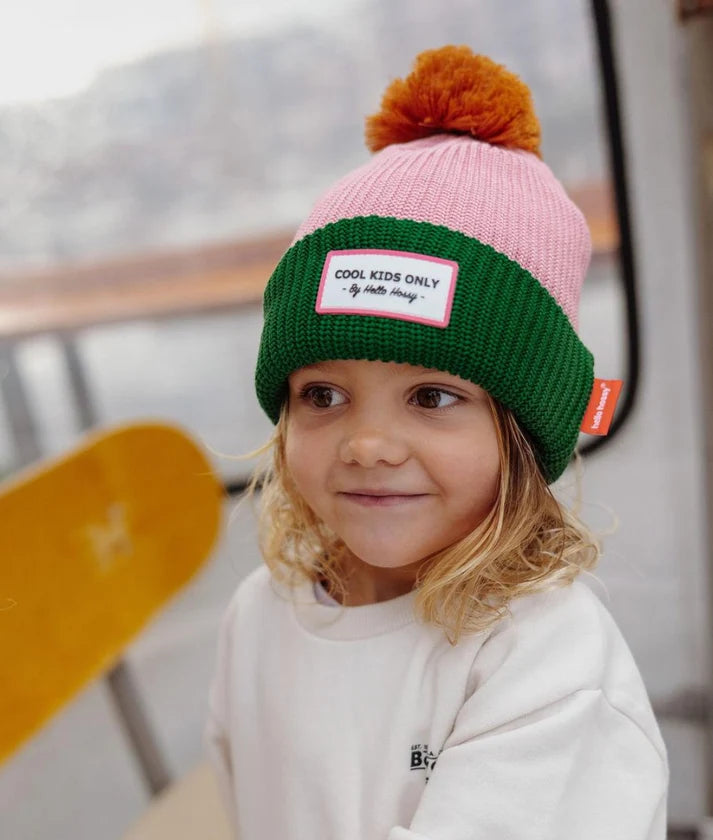 Gorro Hello Hossy Block Rosy