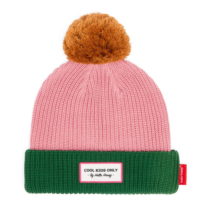 Gorro Hello Hossy Block Rosy