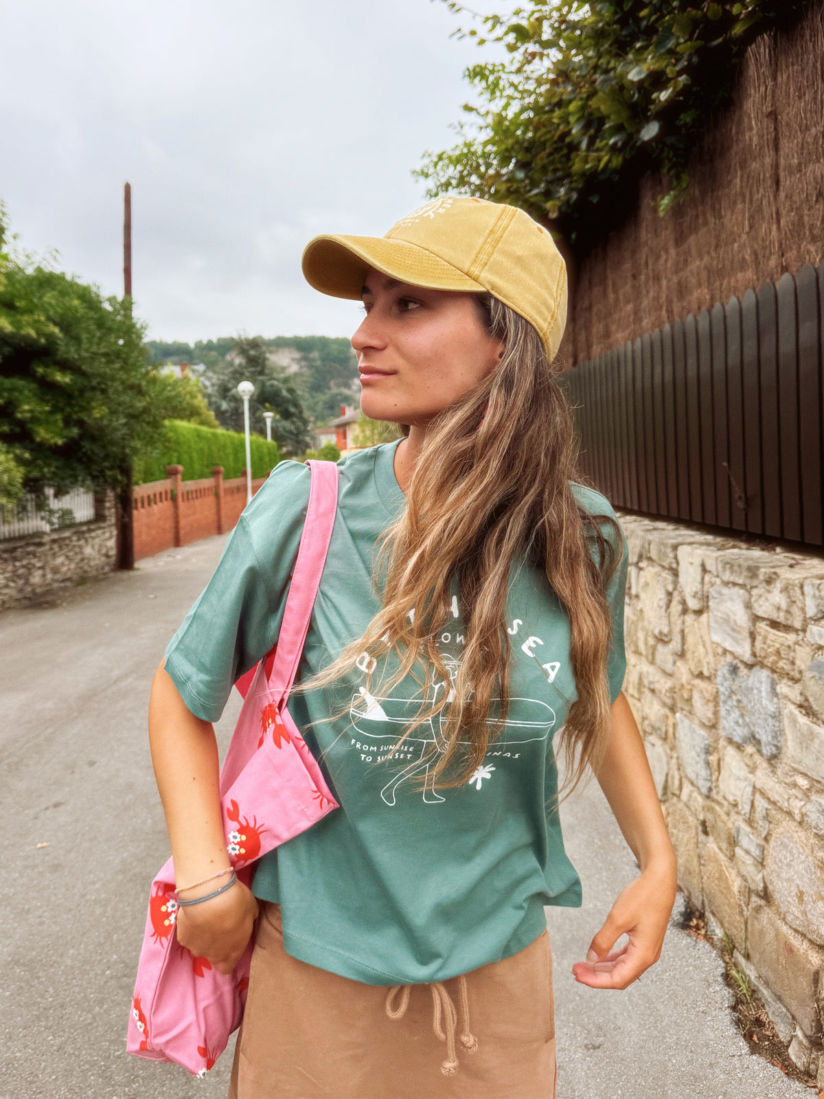 Camiseta Flowit By The Sea Green Bay Para Mujer