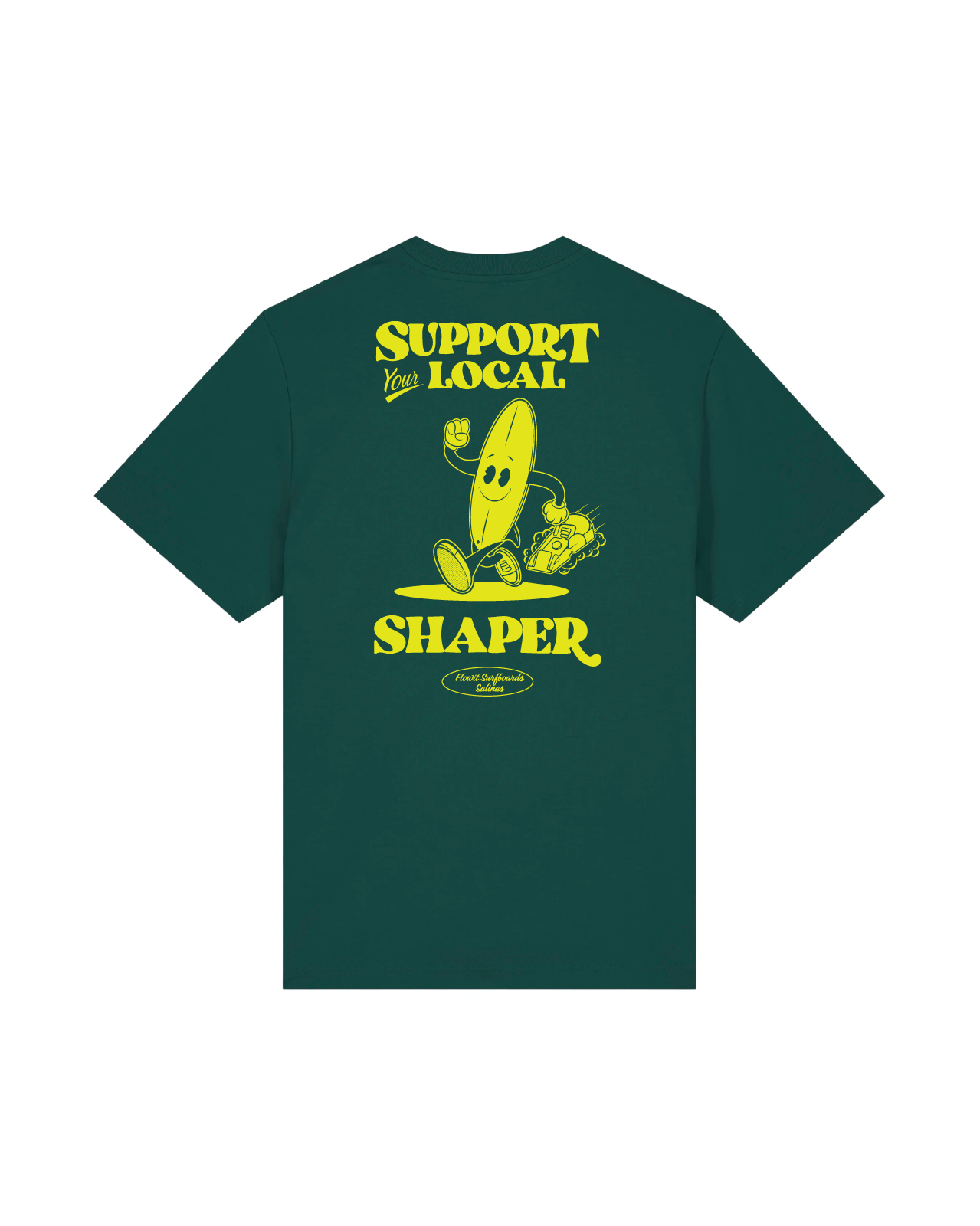 Camiseta Support Your Local Shaper Verde