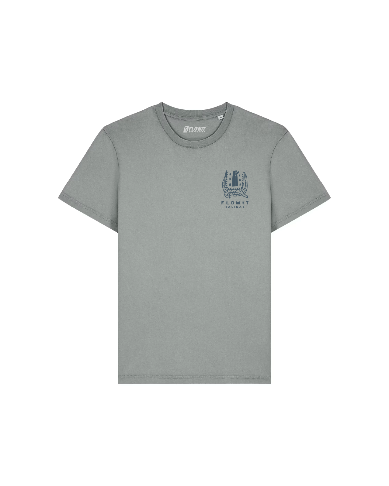 Camiseta Flowit Salitre Day Gris Desgastado