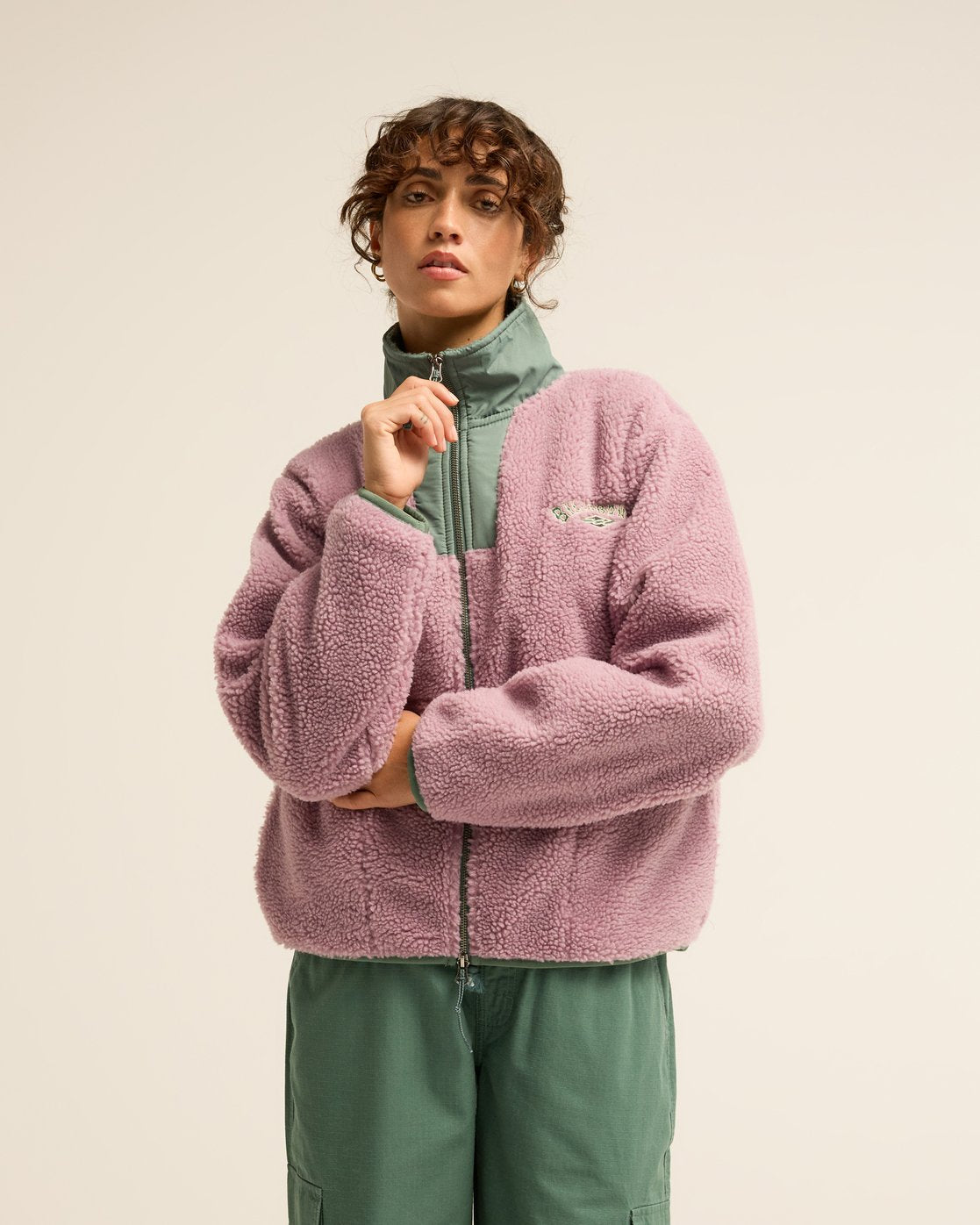 Polar de sherpa Billabong Mountain Life Para Mujer