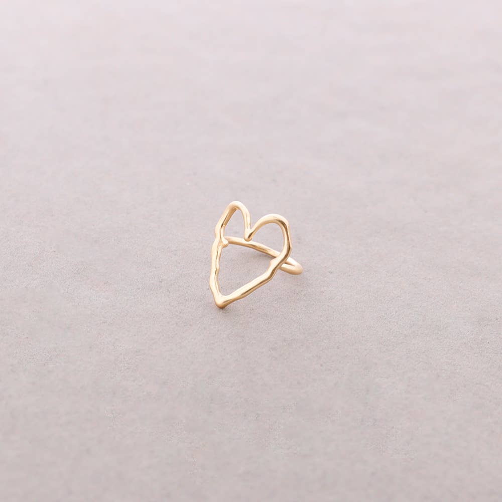 Anillo Lokatis Corazon Metal: Dorado