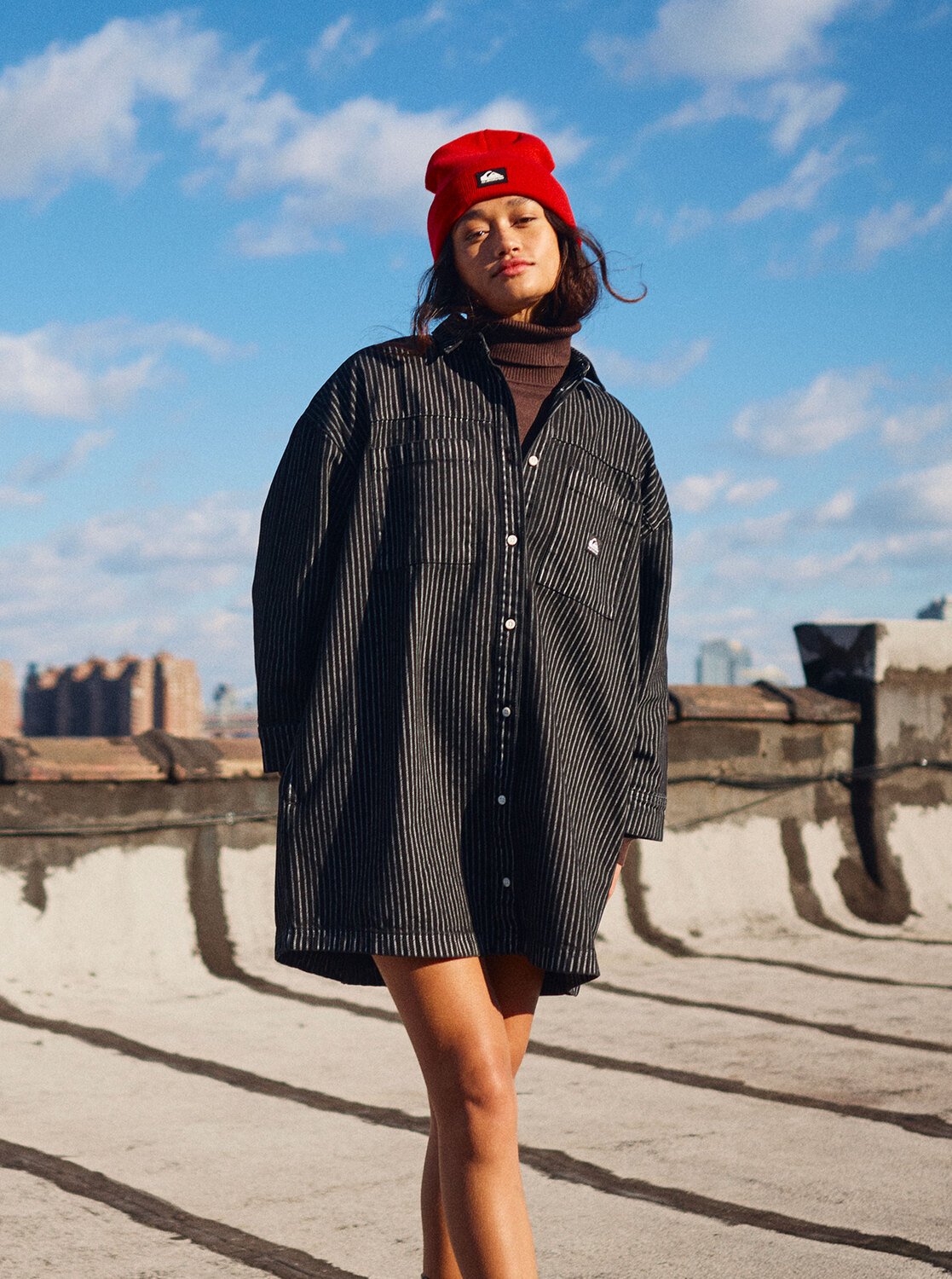 Vestido Tipo Camisa Iced Age Woven Quiksilver