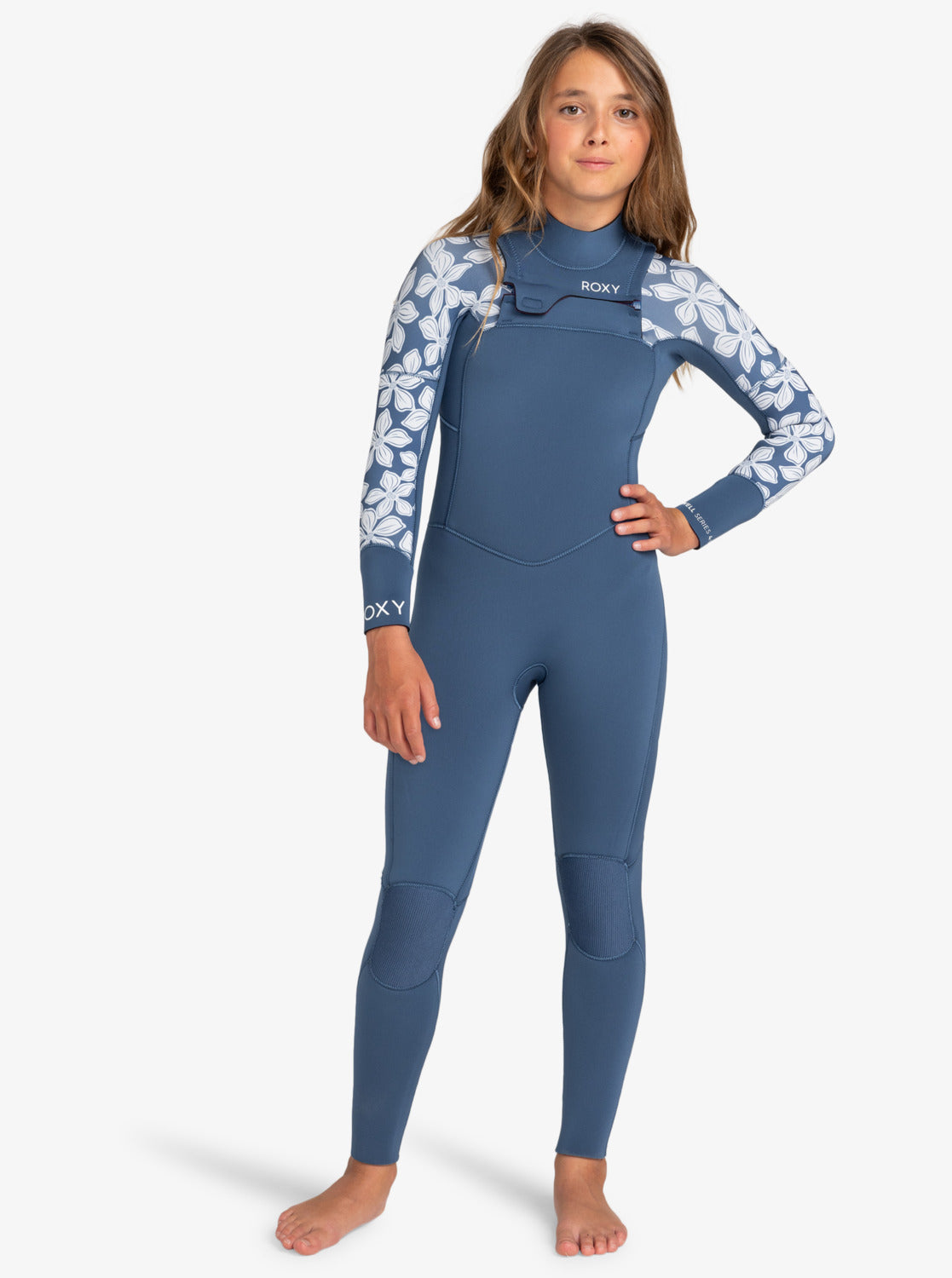 Neopreno Roxy 3/2mm Swell Series - Con Cremallera en el Pecho para Chicas