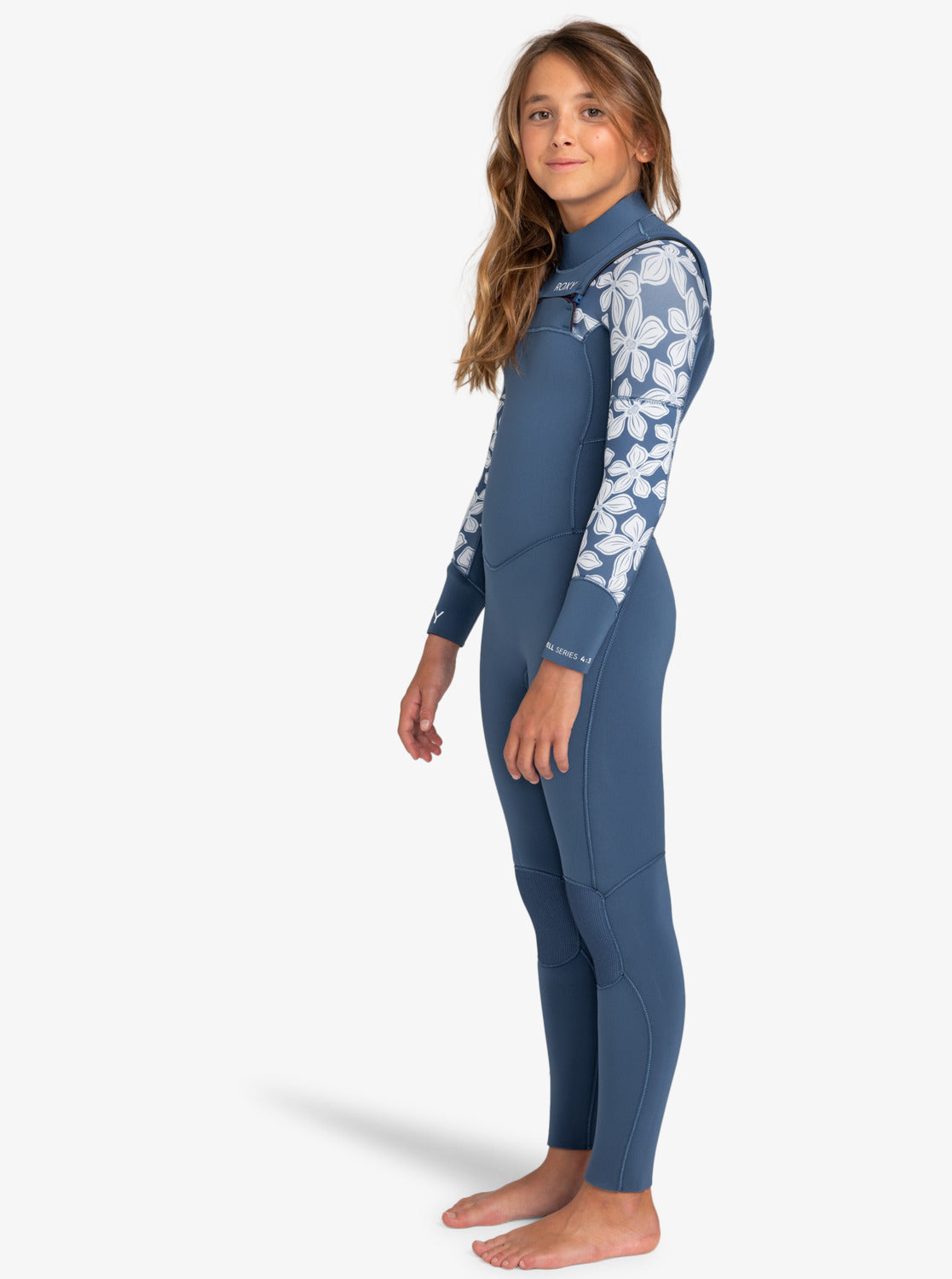 Neopreno Roxy 3/2mm Swell Series - Con Cremallera en el Pecho para Chicas