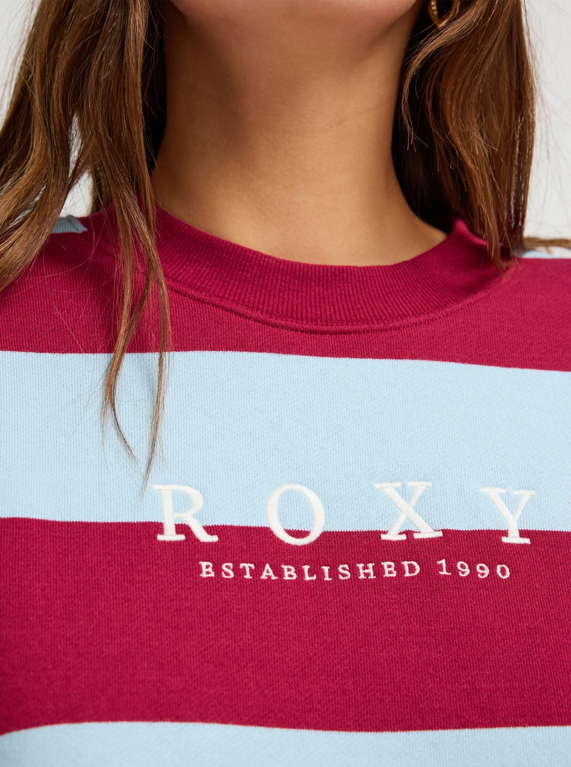 Sudadera Roxy De Rayas Strictly Stripes Para Mujer