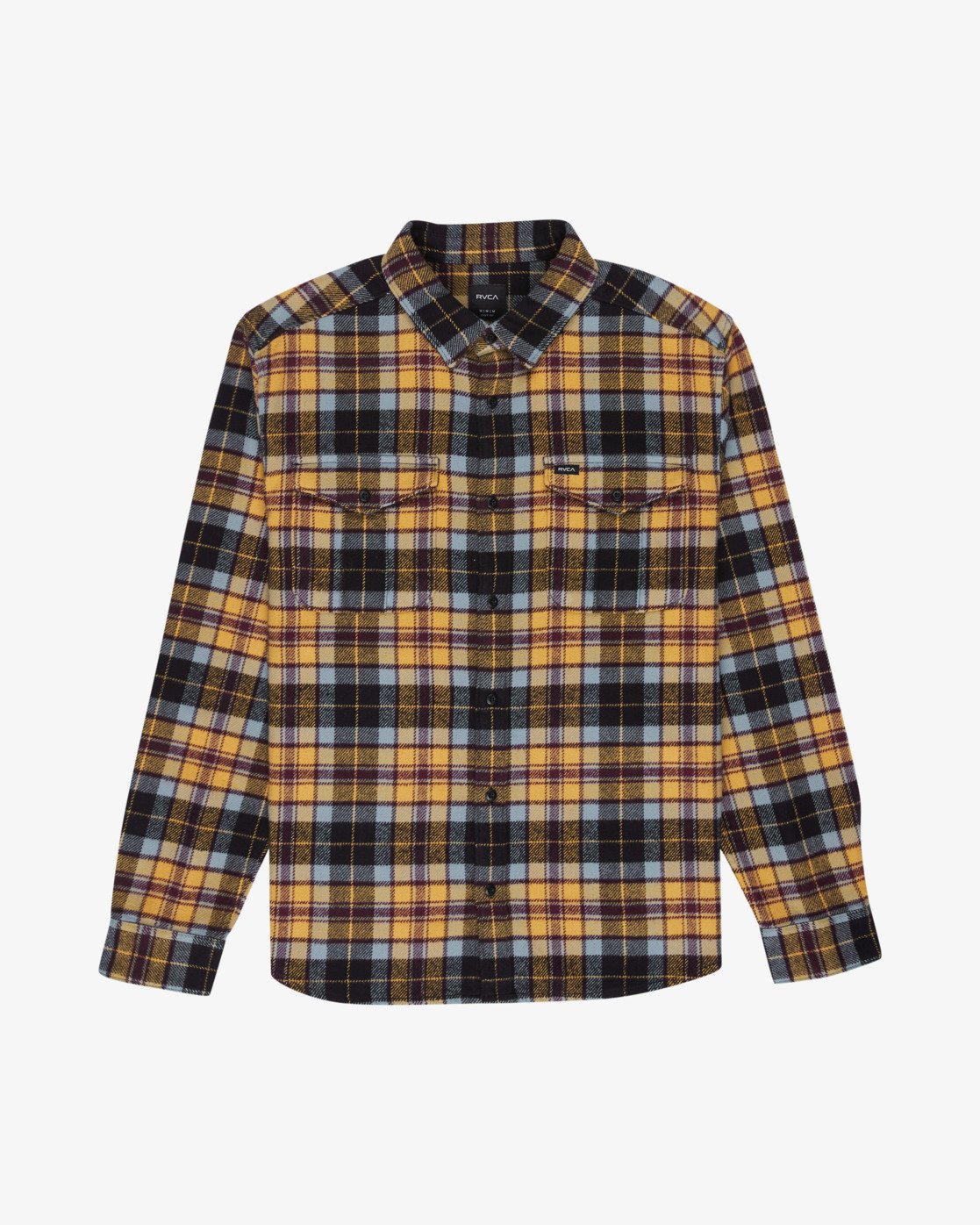 Camisa RVCA Hugues Heavy Flannel Para Hombre