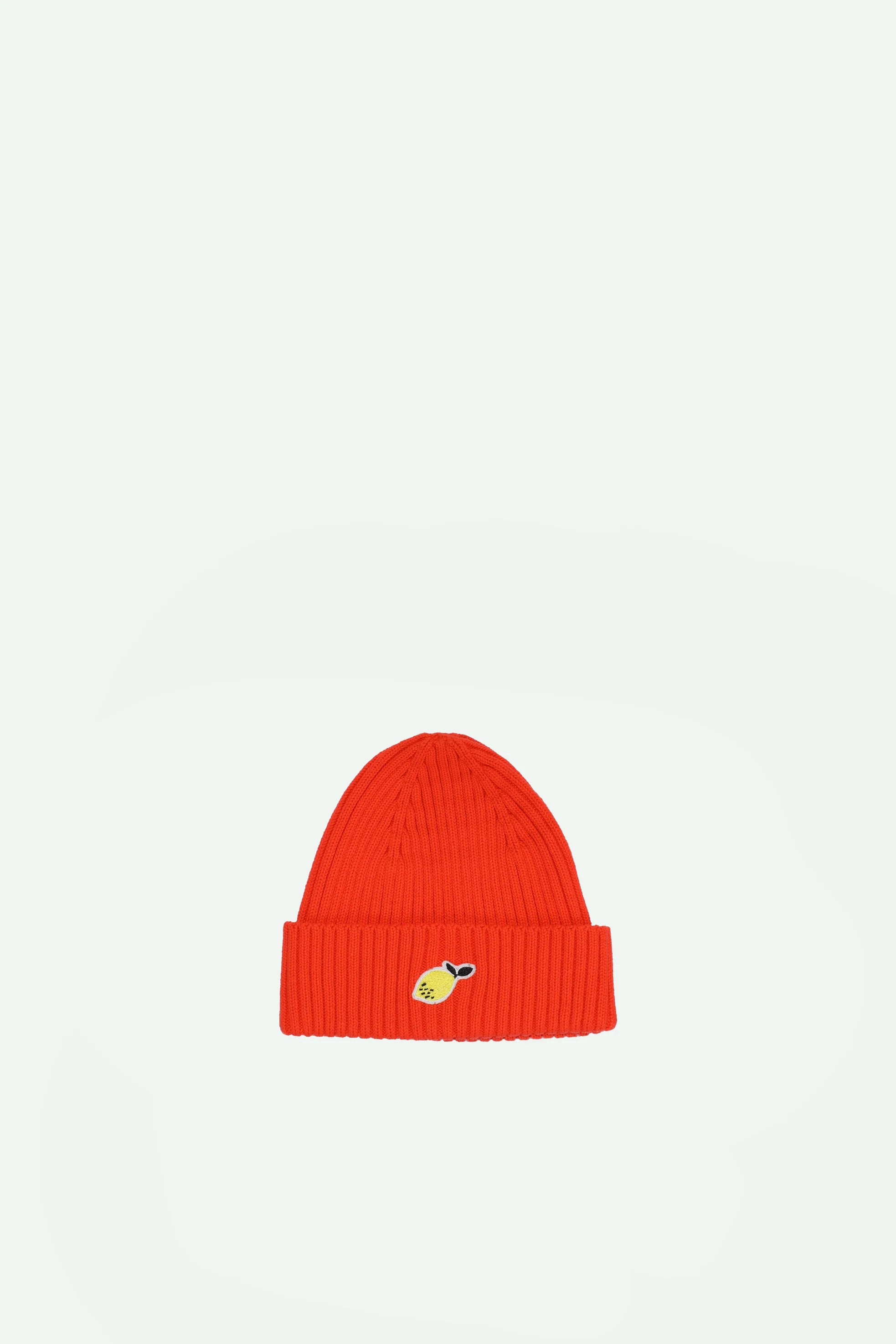 beanie sticky lemon | limón | gorro rojo