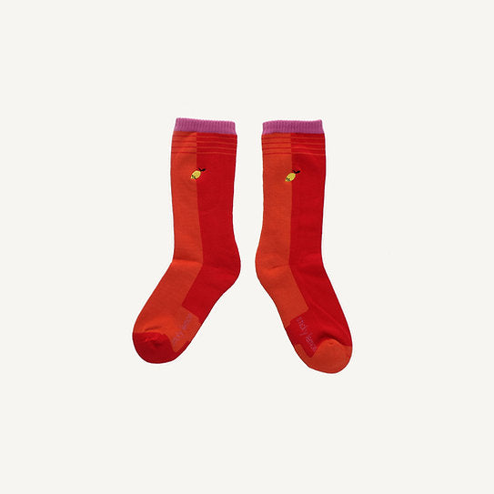 Calcetines Sticky Lemon Rojo Rugbi