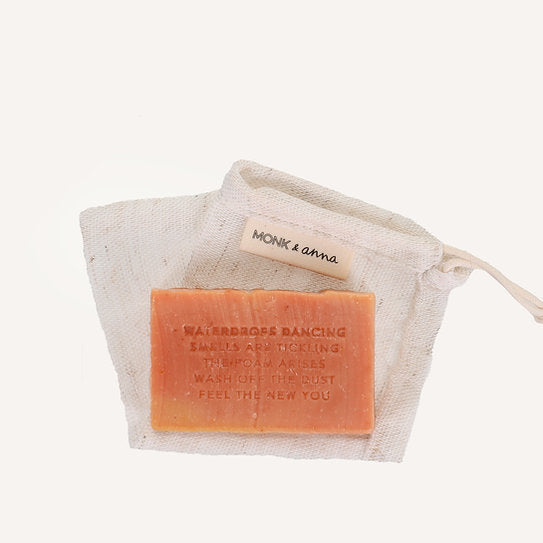 Jabón Monk & Anna  | Cuerpo y Rostro | Arcilla Rosa Francesa + Verbena