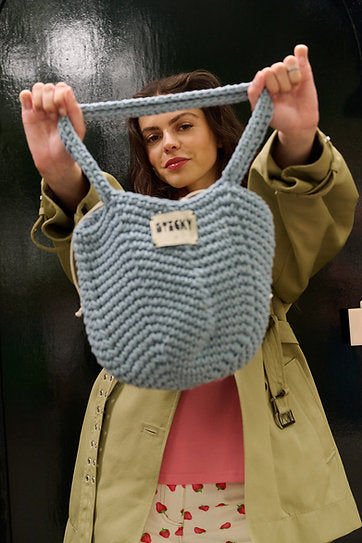 Bolso Sticky Lemon Siss Crochet bag • Sky •