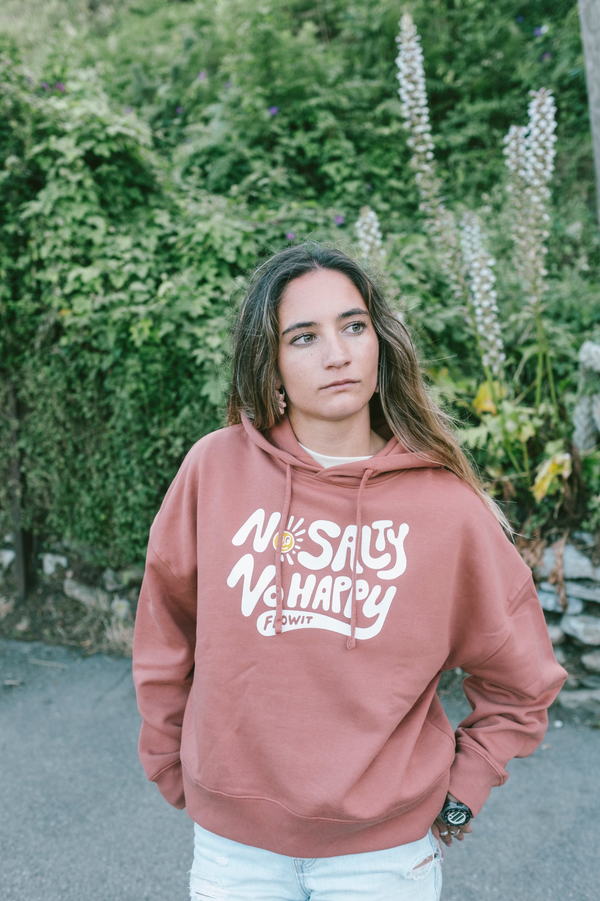 Sudadera No Salty No Happy Para Mujer