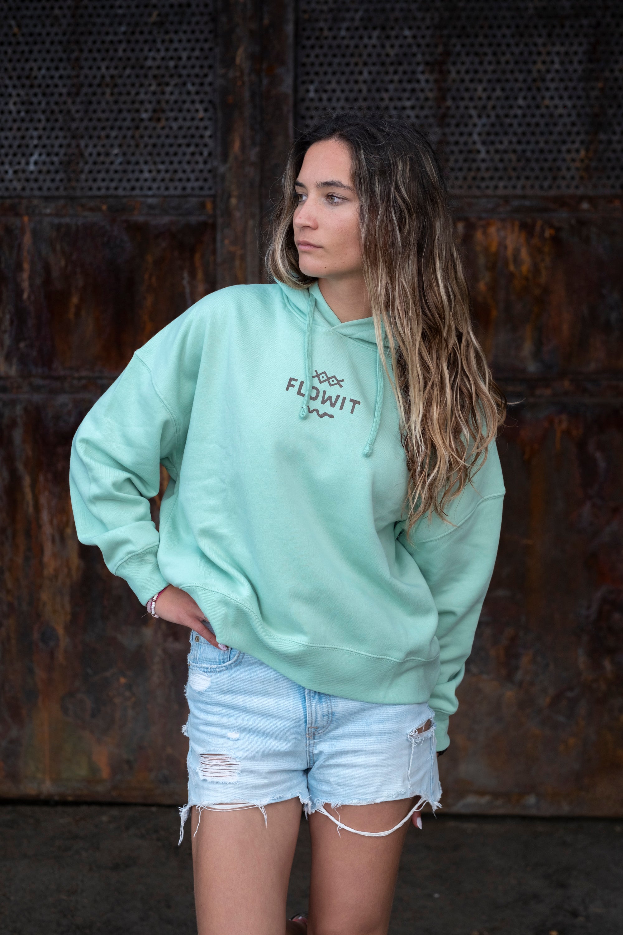 Sudadera Flowit Northern Waves Para Mujer