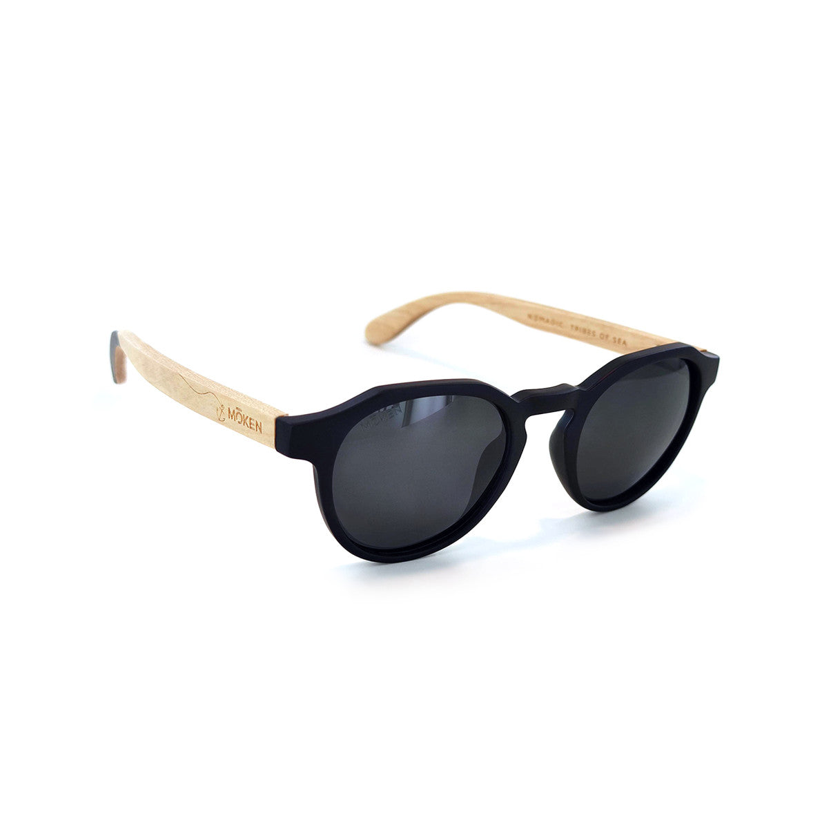 Gafas De Sol Moken Green Wood Negro