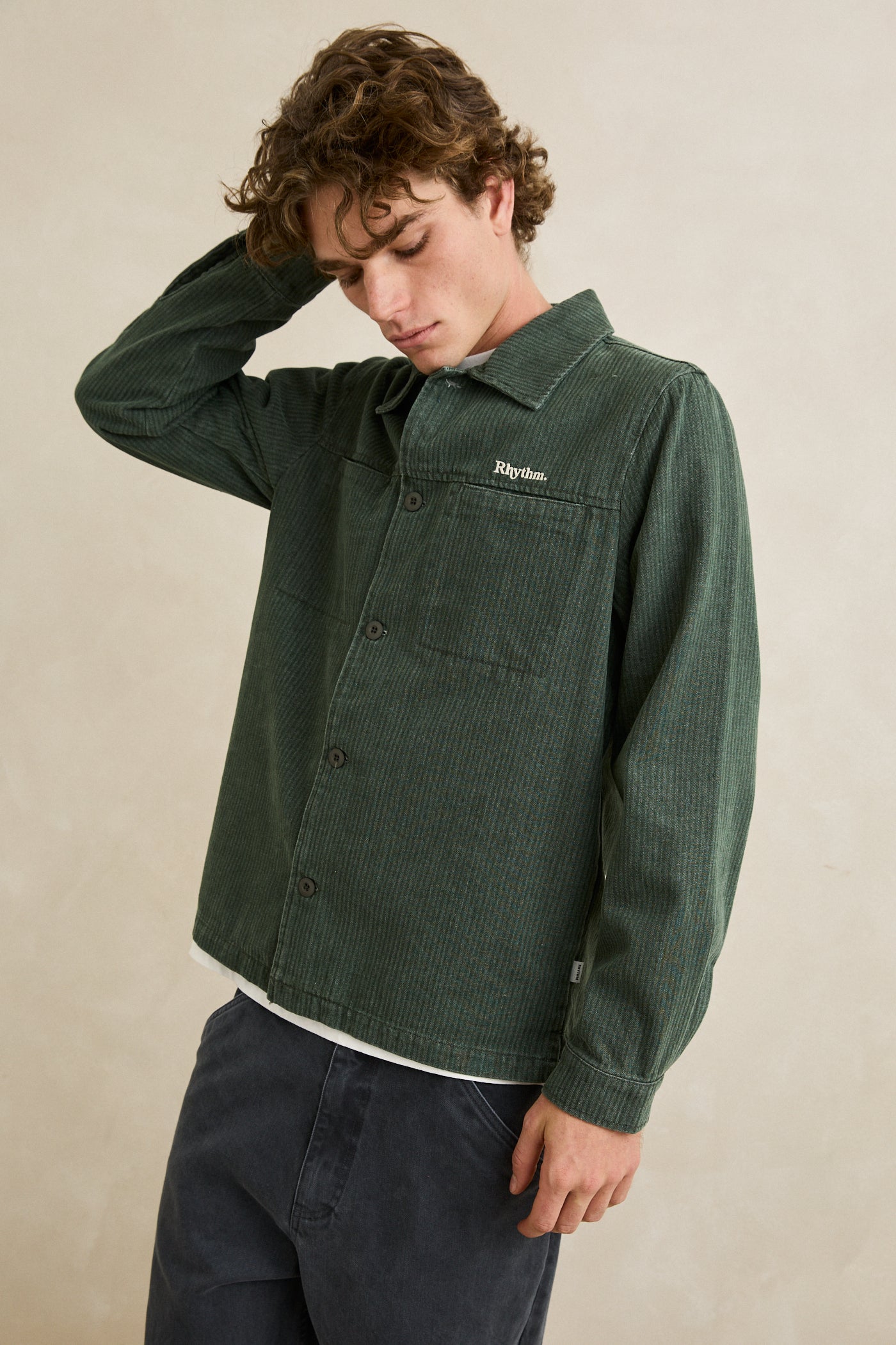 Camisa Rhythem ALEX CHECK LS SHIRT Para Hombre