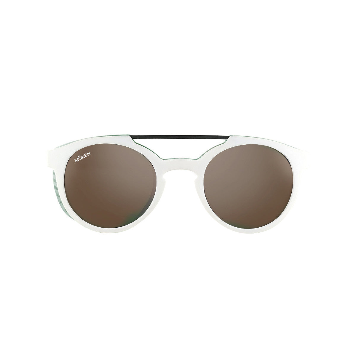 Gafas De Sol  Moken  Glaciar Hawkins Blanco/Verde Plata