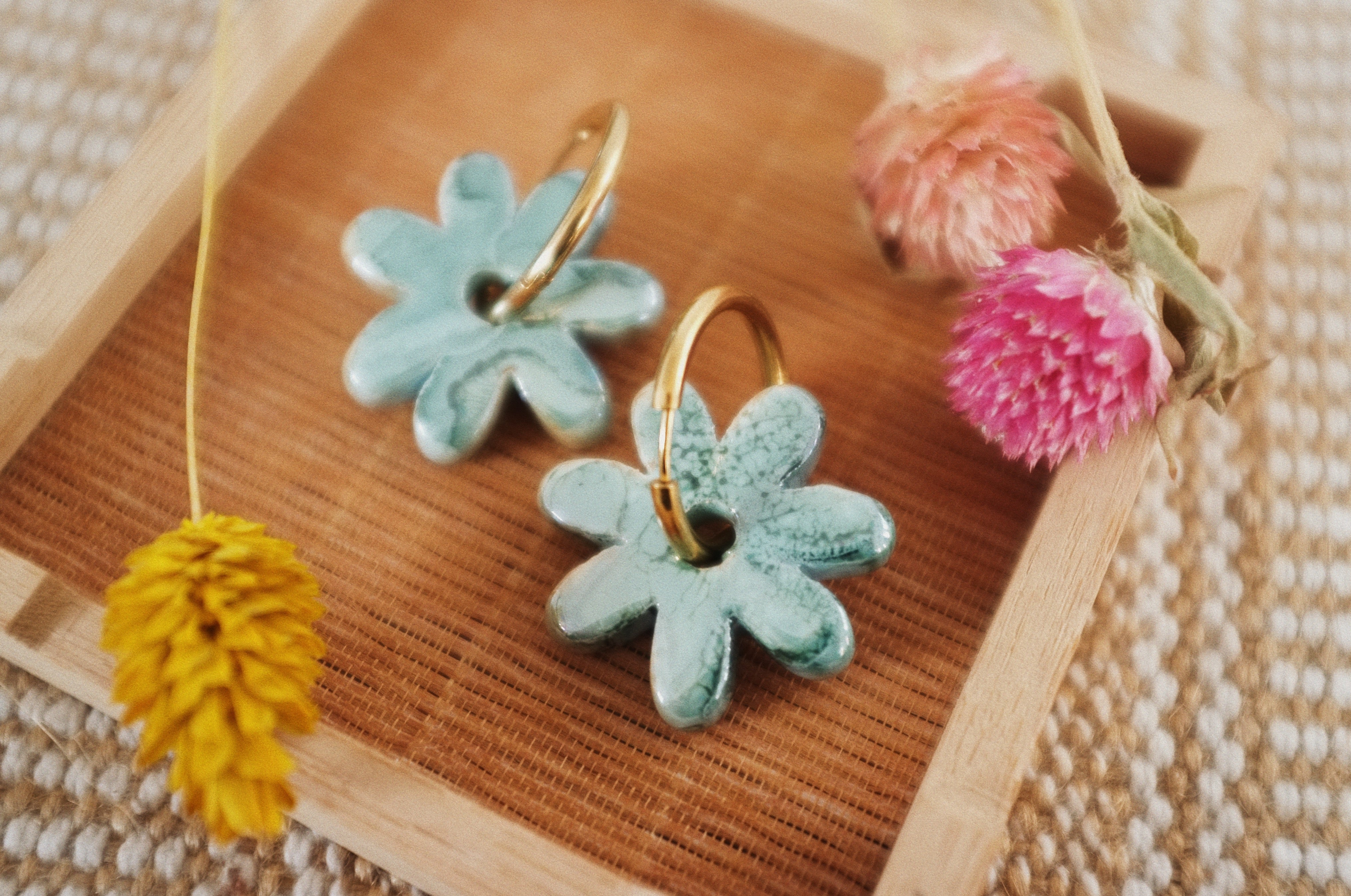 Pendientes Lokatis Big Margarita Azul