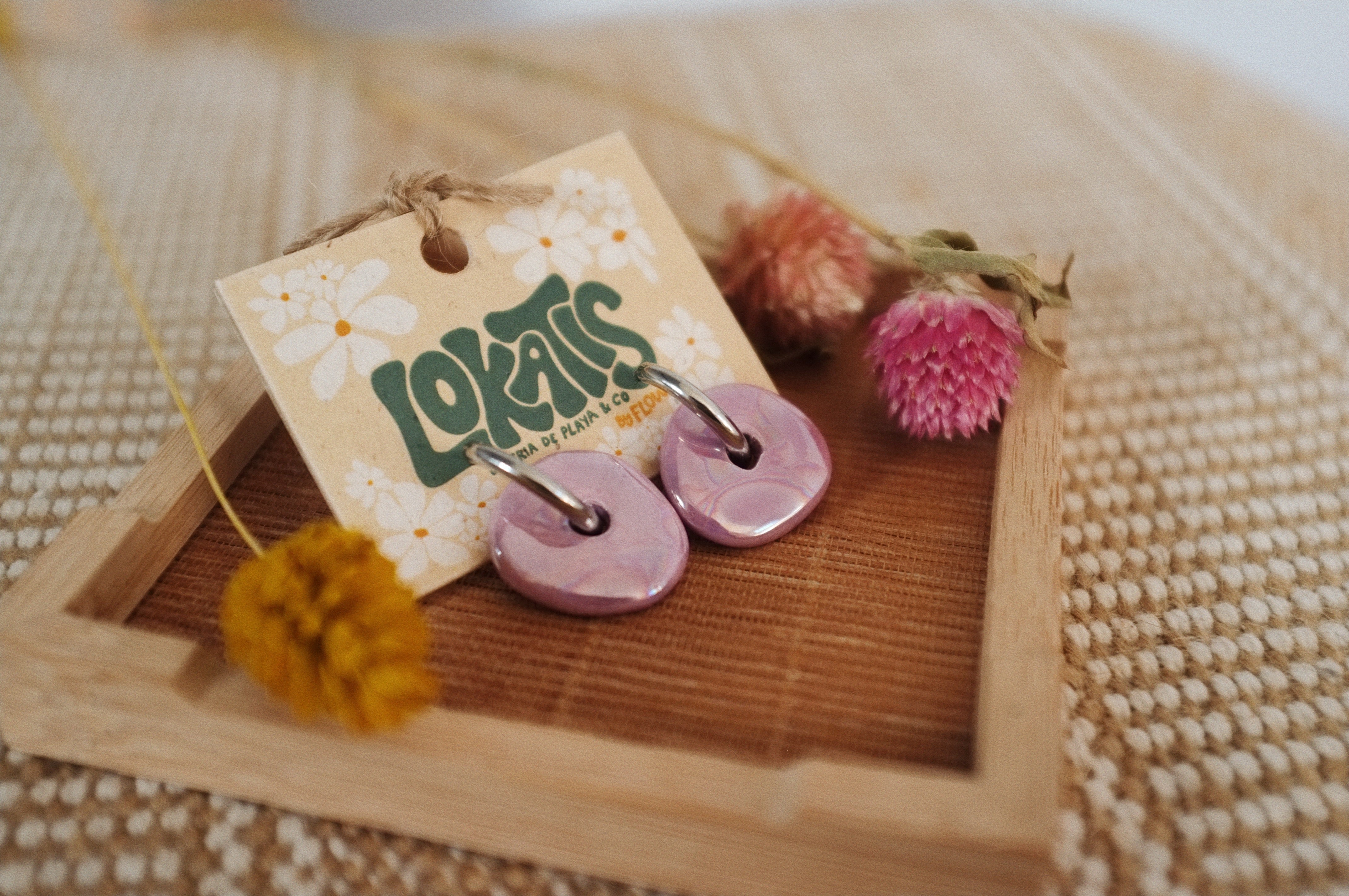 Pendientes Lokatis Dazzler Morado