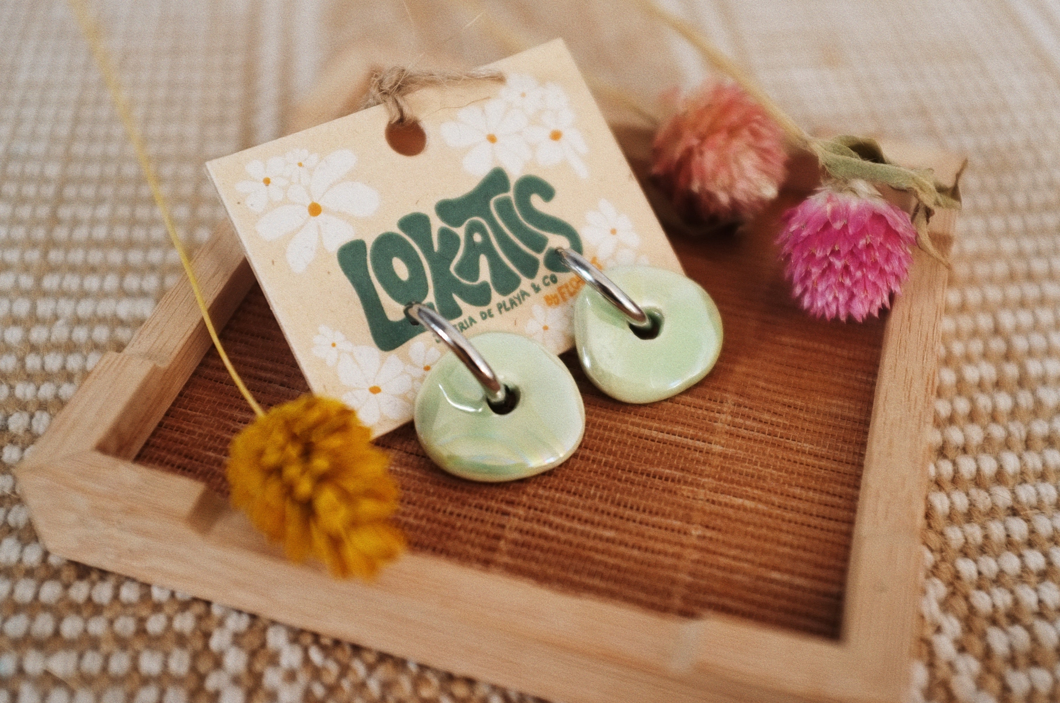 Pendientes Lokatis Dazzler Mint