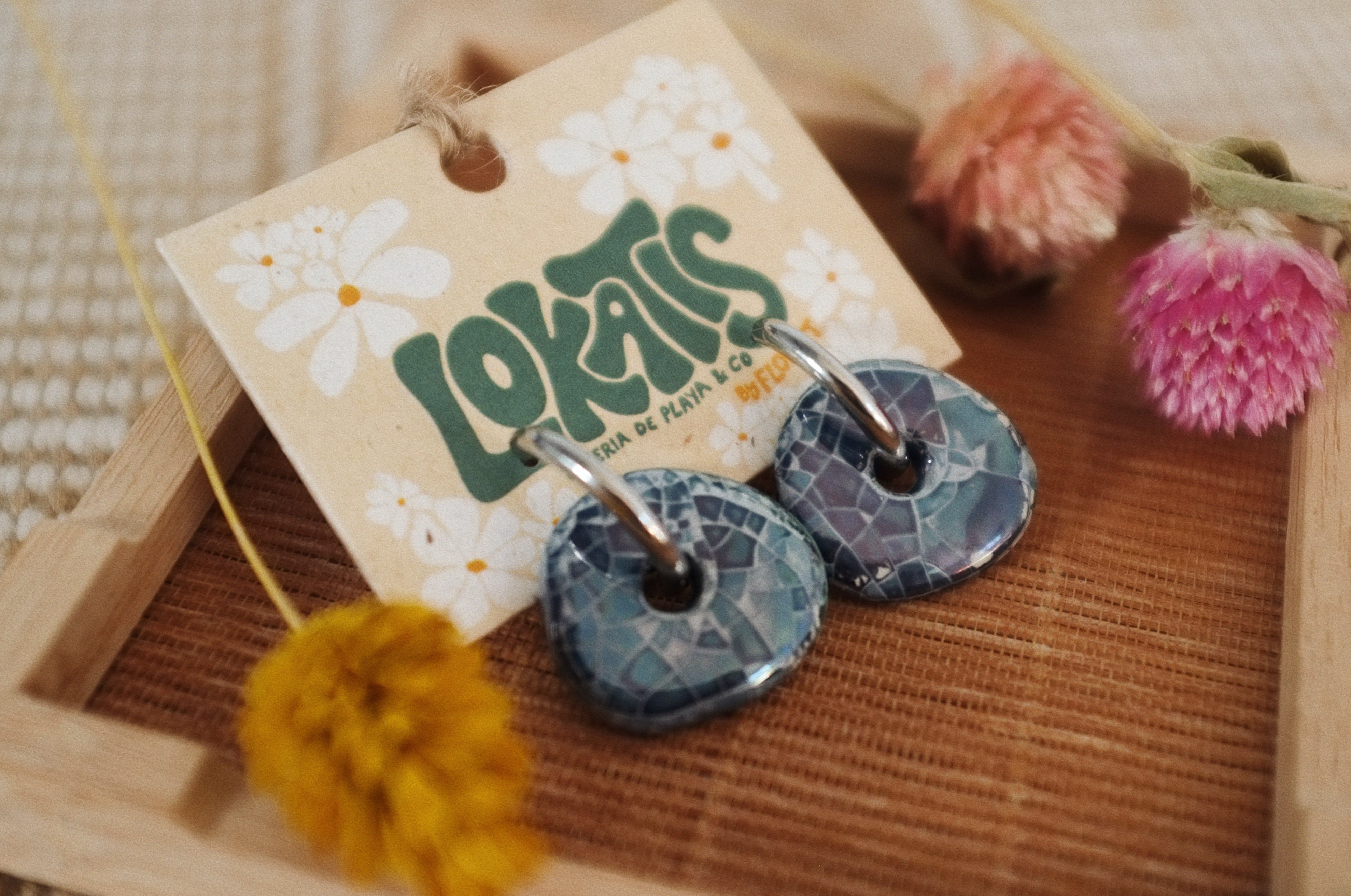 Pendientes Lokatis Dazzler Azul Rotos