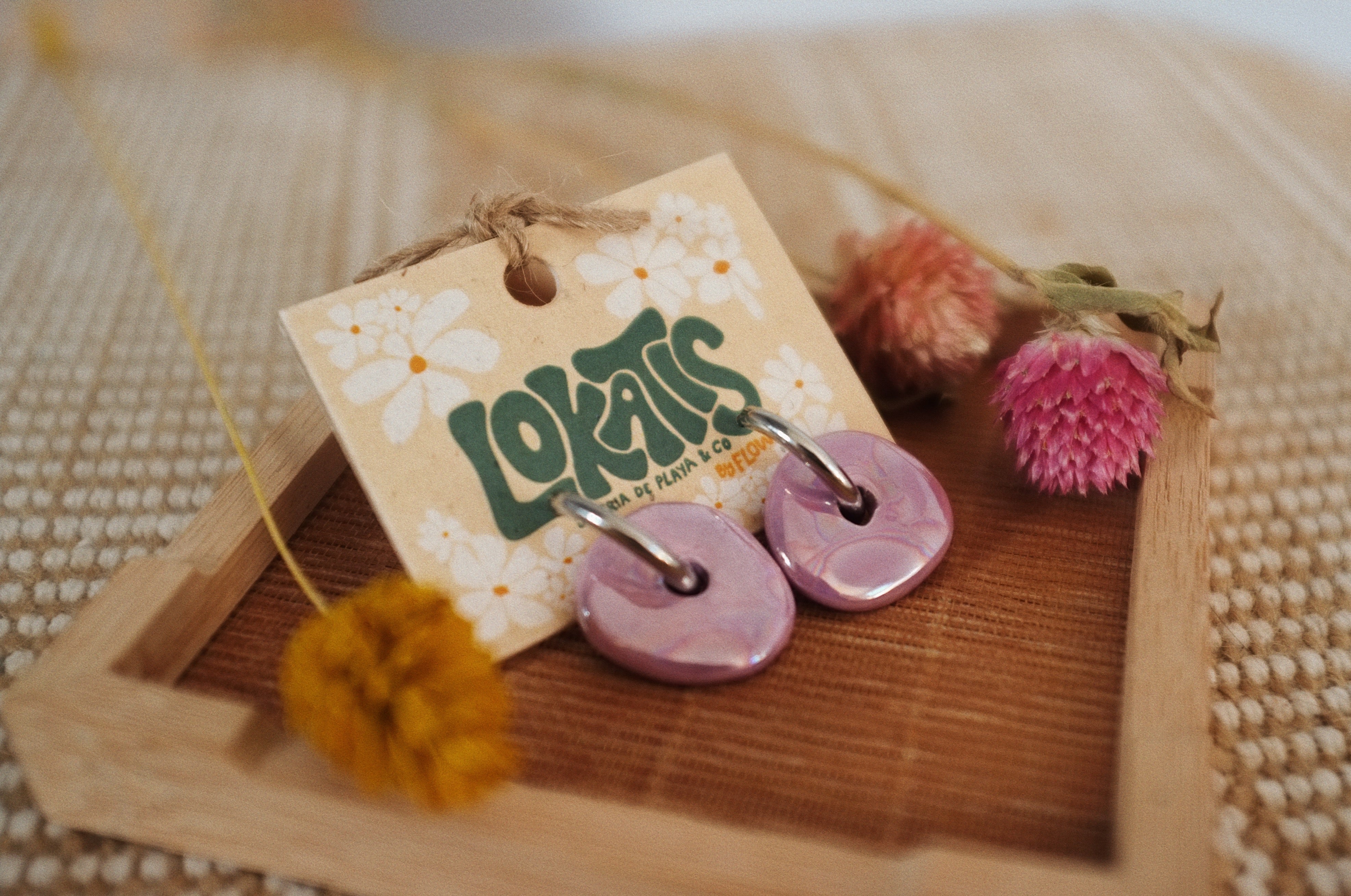 Pendientes Lokatis Dazzler Morado