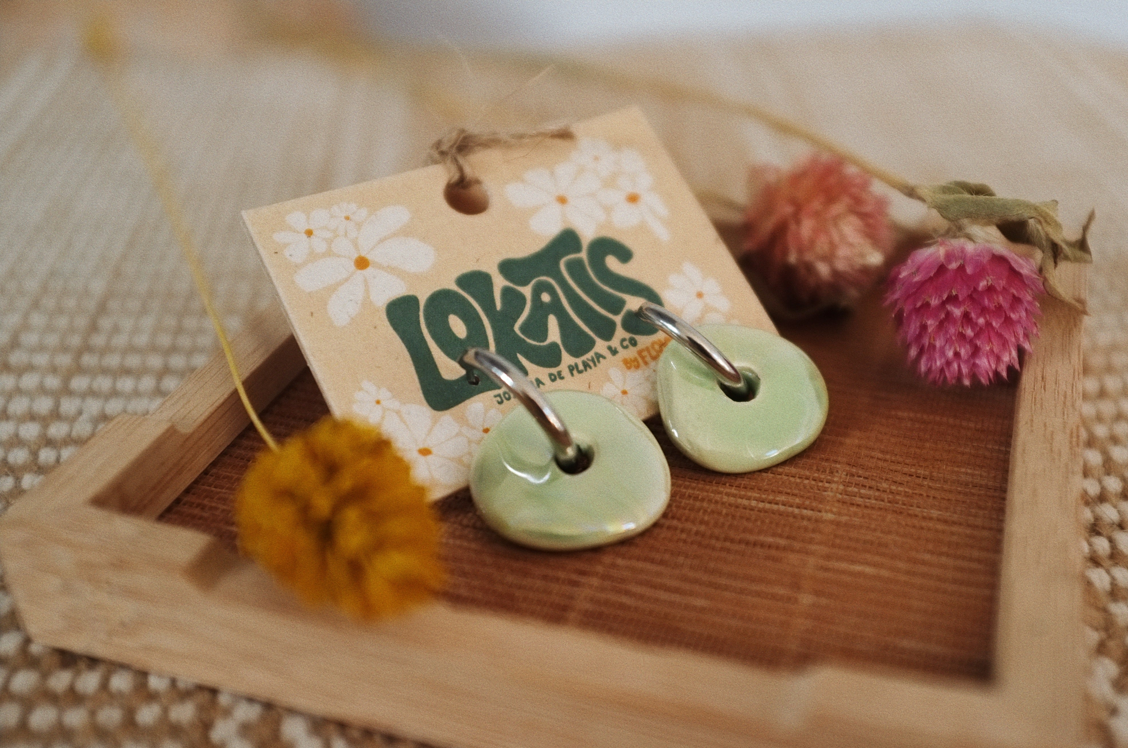 Pendientes Lokatis Dazzler Mint