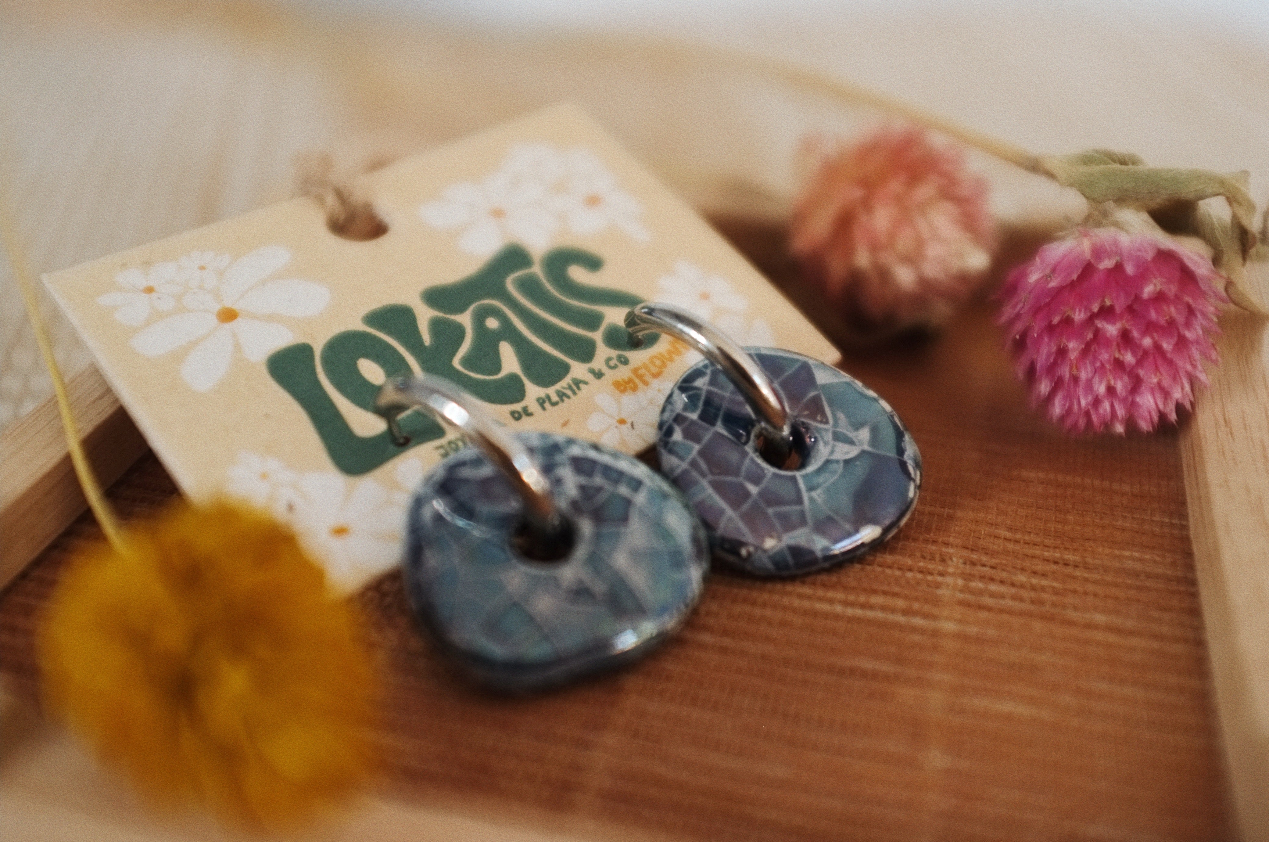 Pendientes Lokatis Dazzler Azul Rotos