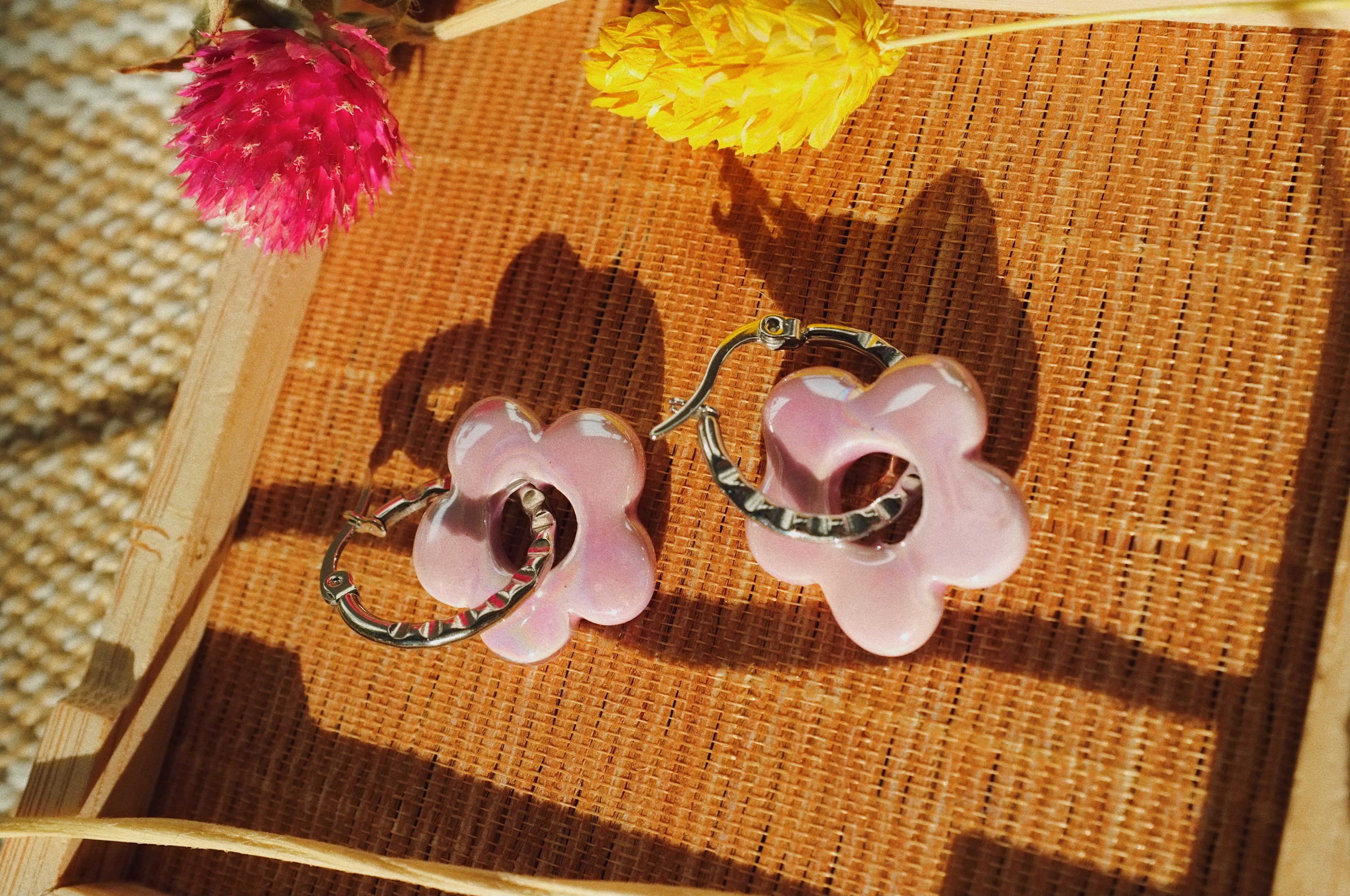 Pendientes Lokatis Mid Margaritas Malva