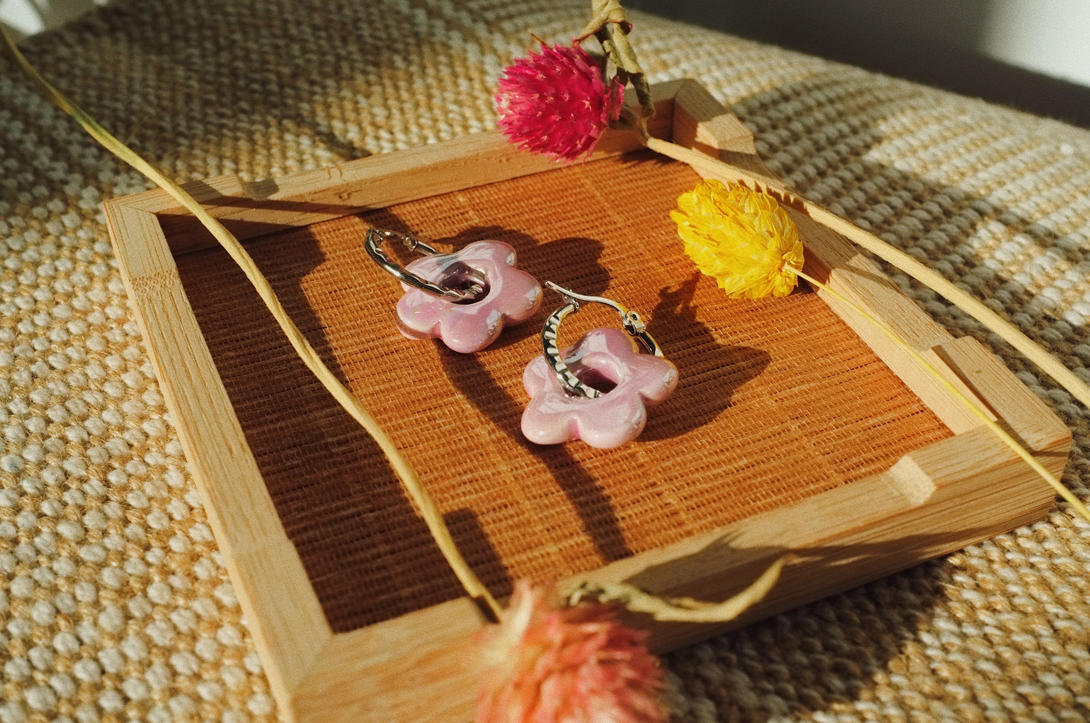 Pendientes Lokatis Mid Margaritas Malva