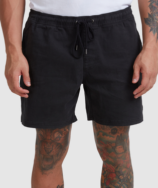 Pantalón Corto RVCA ESCAPE ELASTIC SHORT Negro