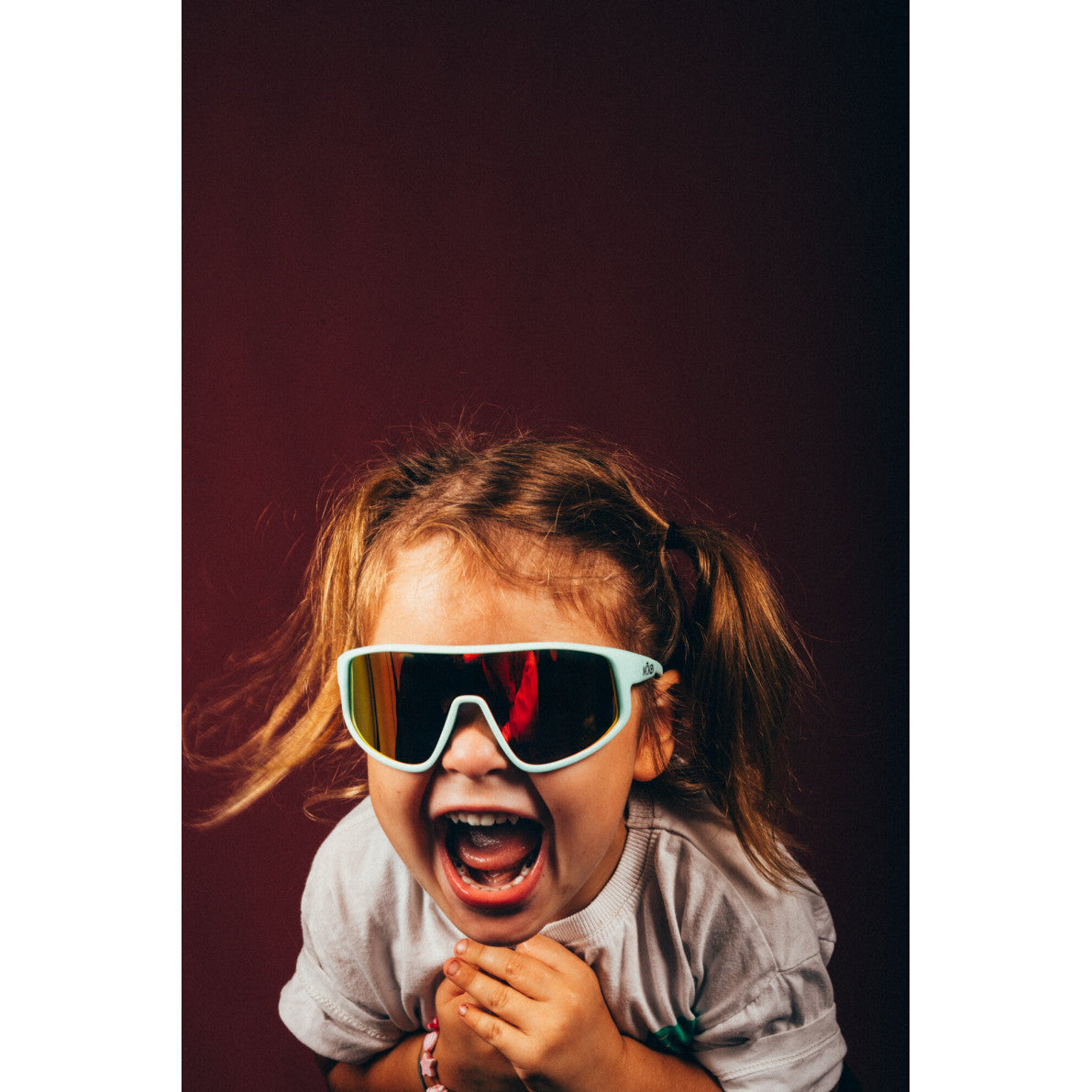 Gafas De Sol Moken Infantil Mini Rocket Menta-Rojo