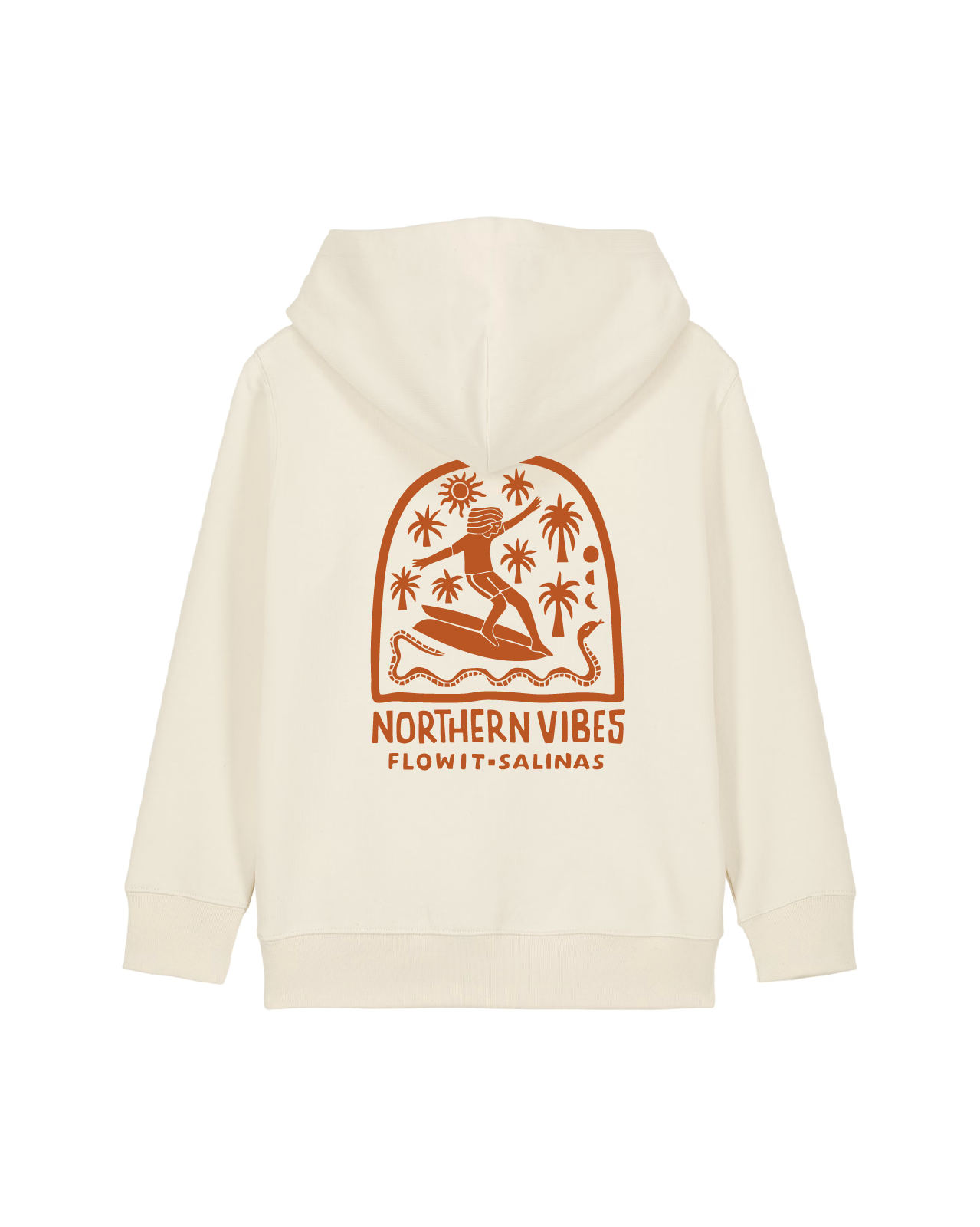 Sudadera Northen Vibes Infantil  Natural  7-13 años