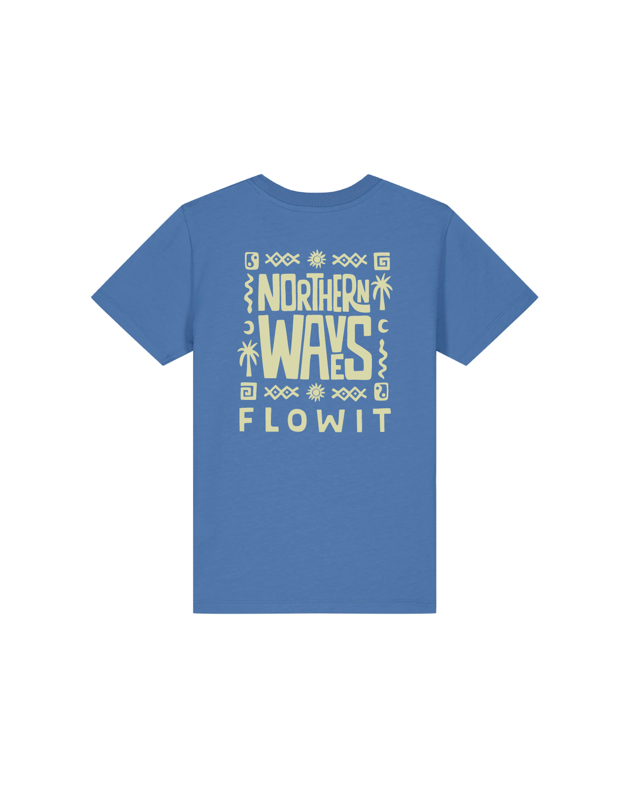 Camiseta Flowit Northern Wave Azul Infantil 3-13 Años