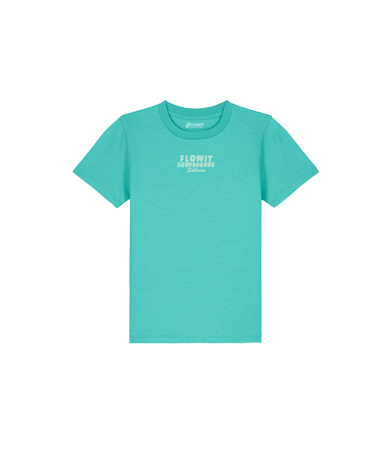 Camiseta Flowit Pumping Waves Azul Infantil 3-13 Años