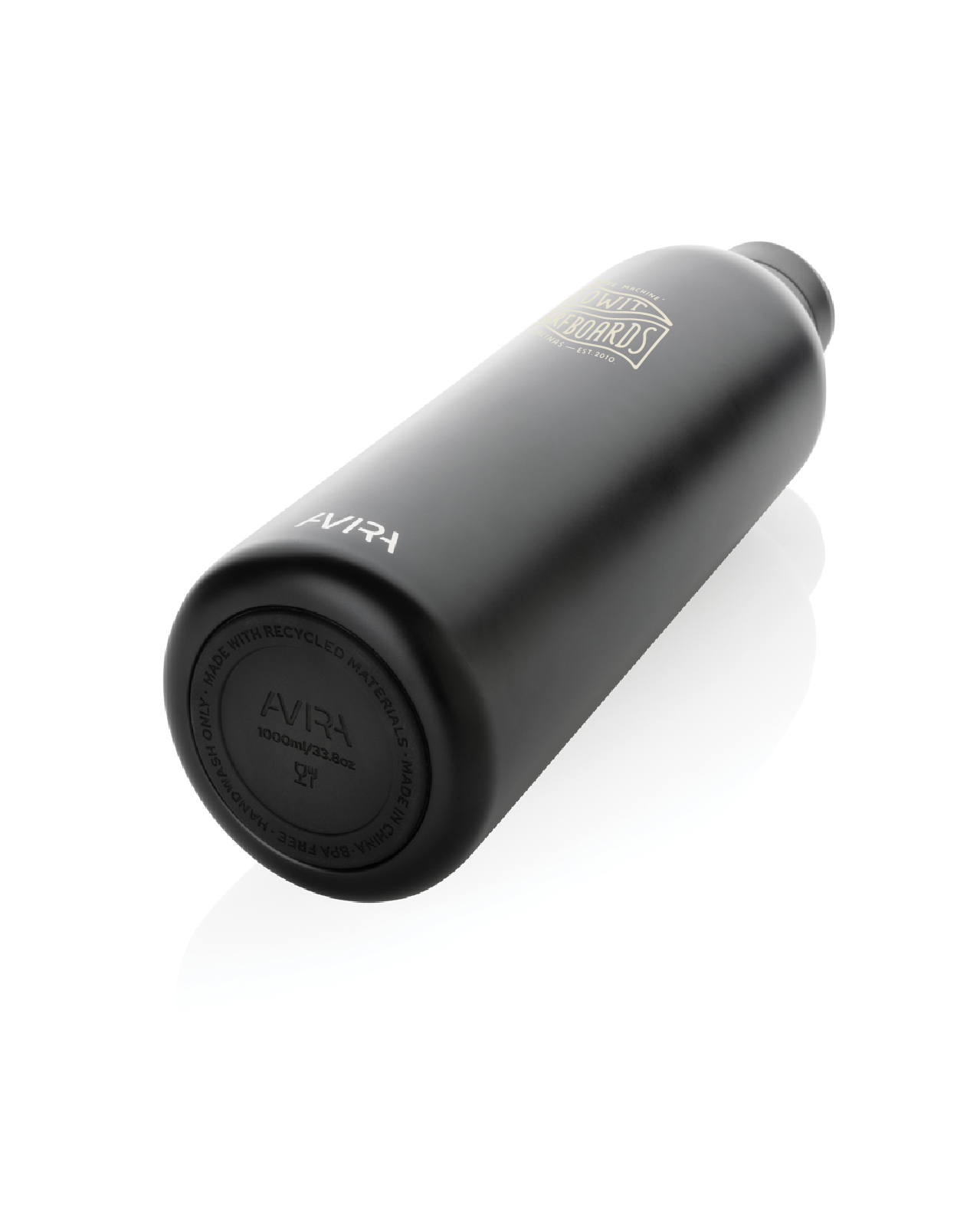 Termo FLOWIT Banderas 1L Negro