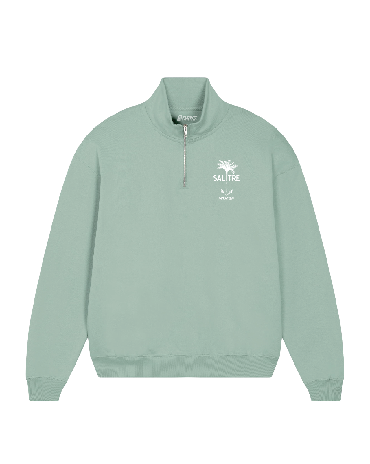 Sudadera Salitre Con Cuarto De Cremallera Unisex