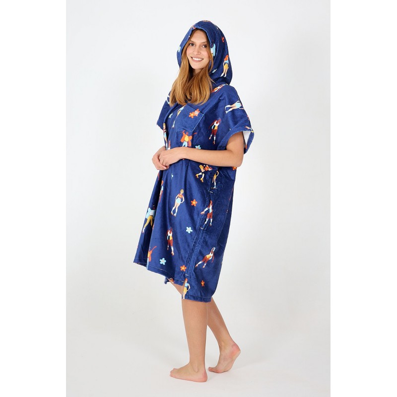 Poncho Toalla After Essential Patinadoras Para Mujer