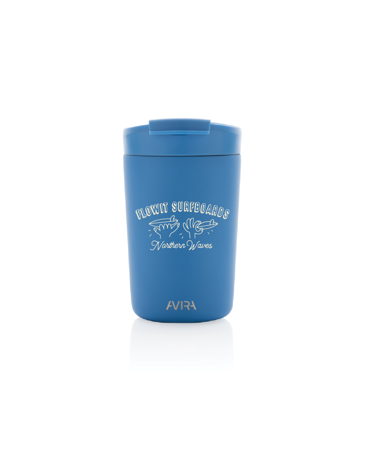 Vaso Térmico FLOWIT 300 ml Northern Wave Azul