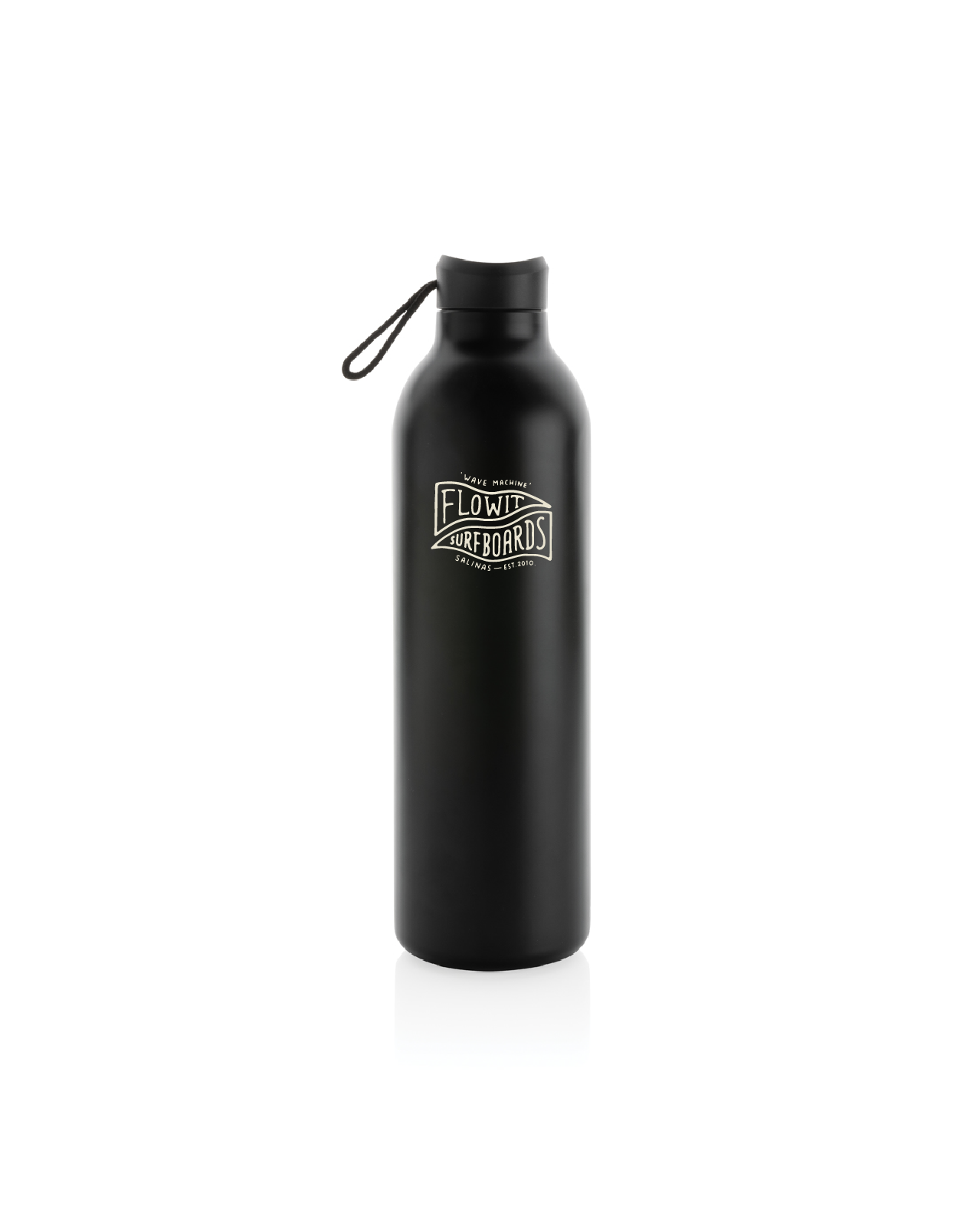 Termo FLOWIT Banderas 1L Negro