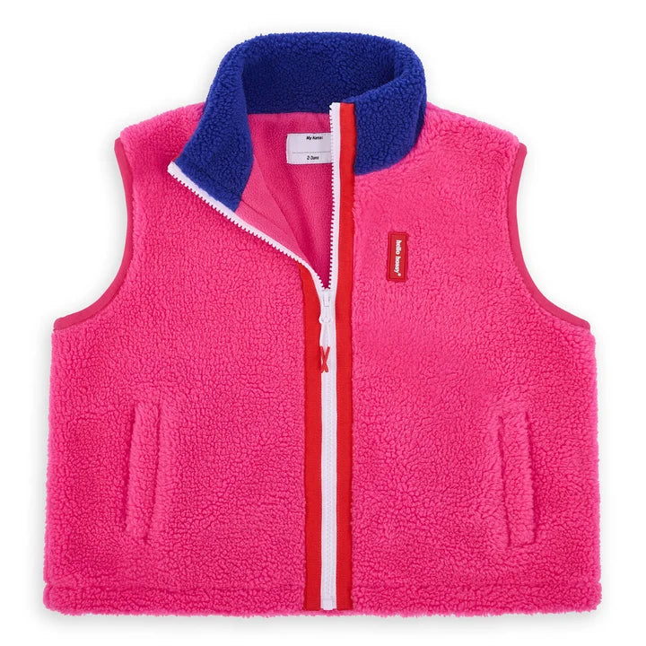 Chaleco Polar Hello Hossy Fuchsia